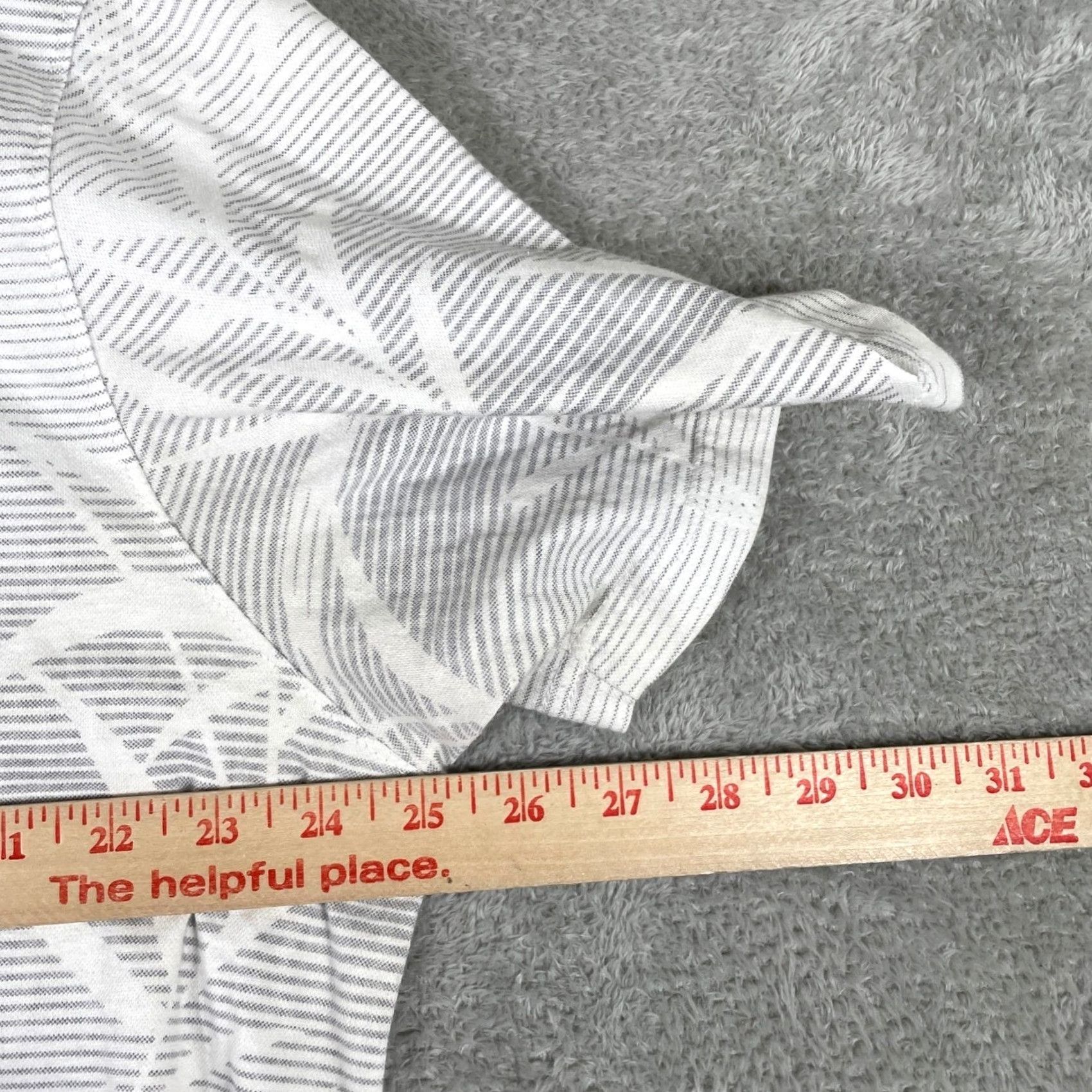 Nat Nast Nat Nast Polo Shirt Mens 2XL White Grey Palm Leaf Striped Short Sleeve Summer Size US XXL / EU 58 / 5 - 7 Thumbnail