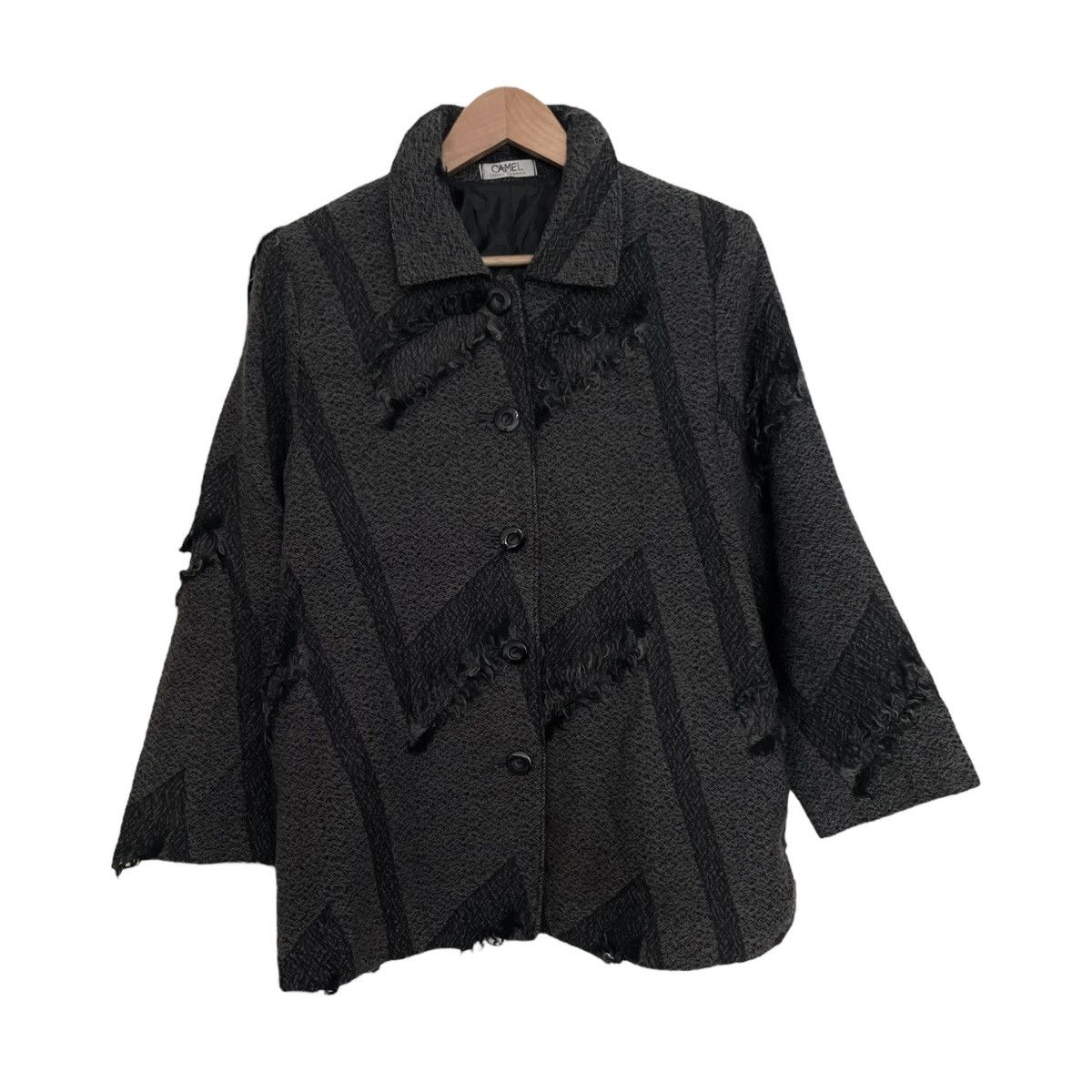 Japanese Brand × Vintage Fraying zigzag jacket Size US M / EU 48-50 / 2 - 1 Thumbnail