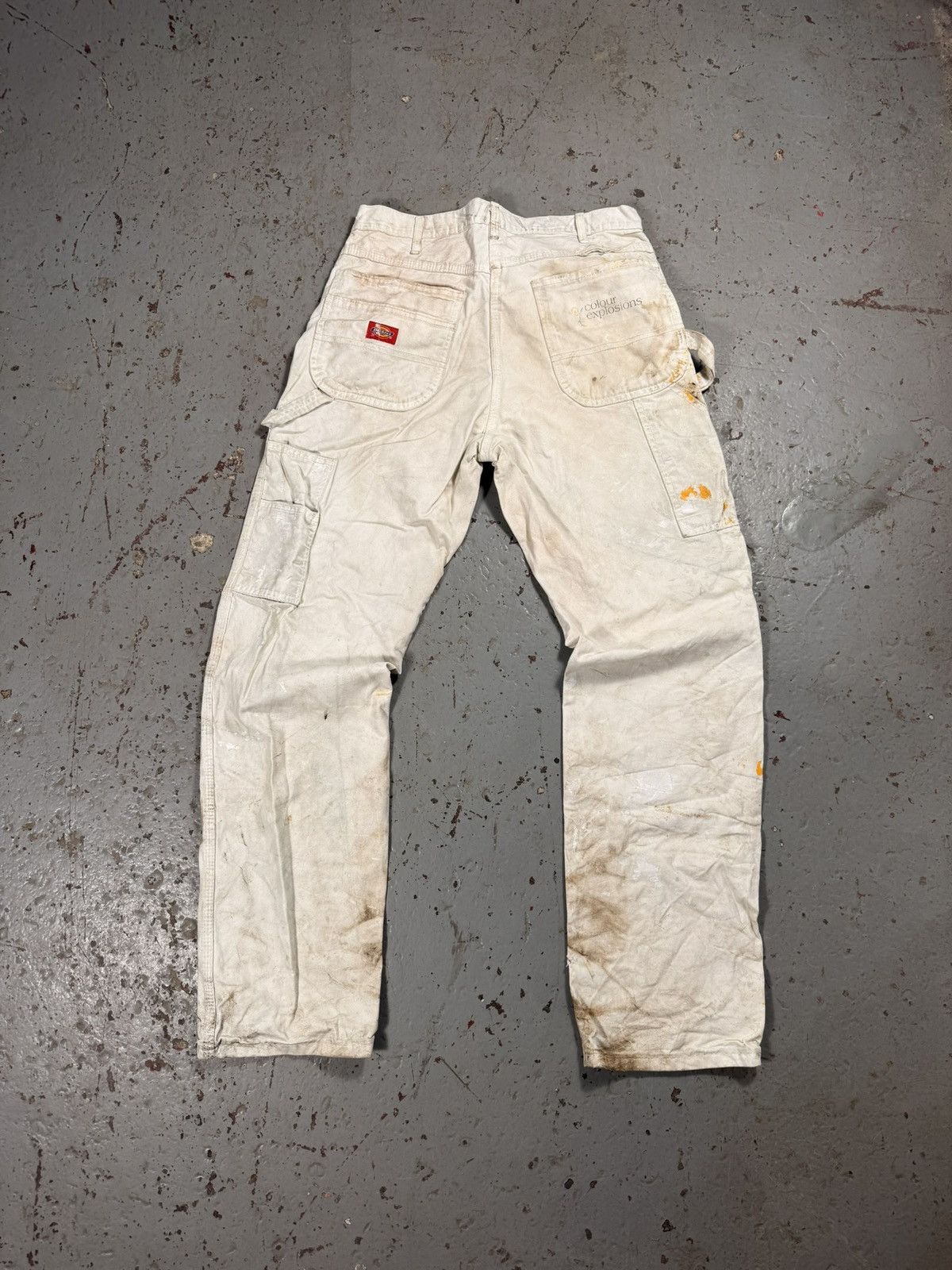Dickies Vintage Dickies Insane Painter Splattered Carpenter Pants Size US 34 / EU 50 - 6 Thumbnail