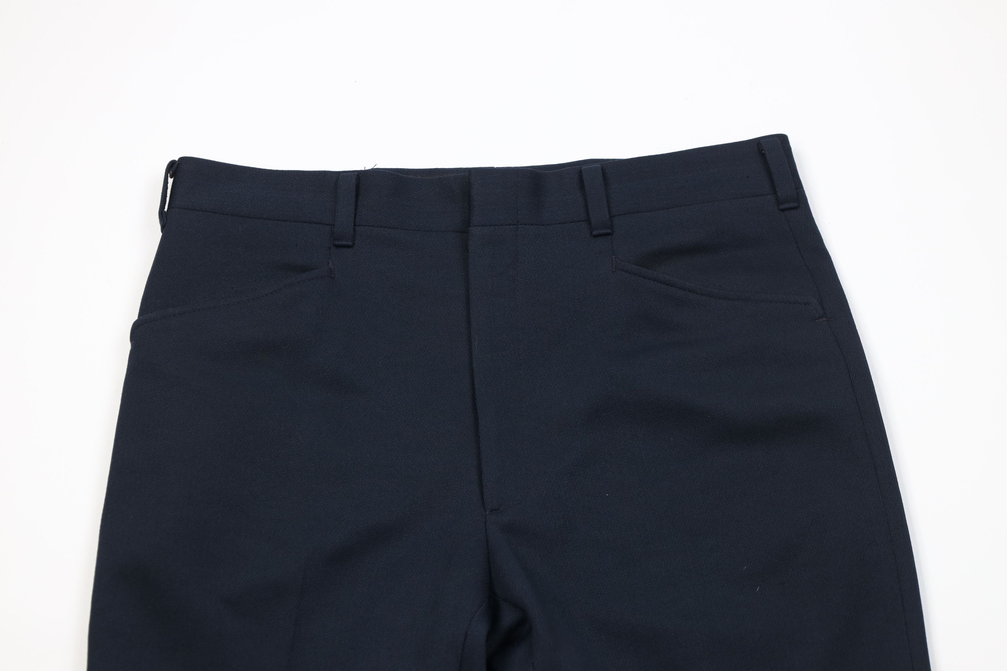 Vintage Vintage 70s Streetwear Knit Flared Wide Leg Chino Pants USA Size US 34 / EU 50 - 2 Thumbnail