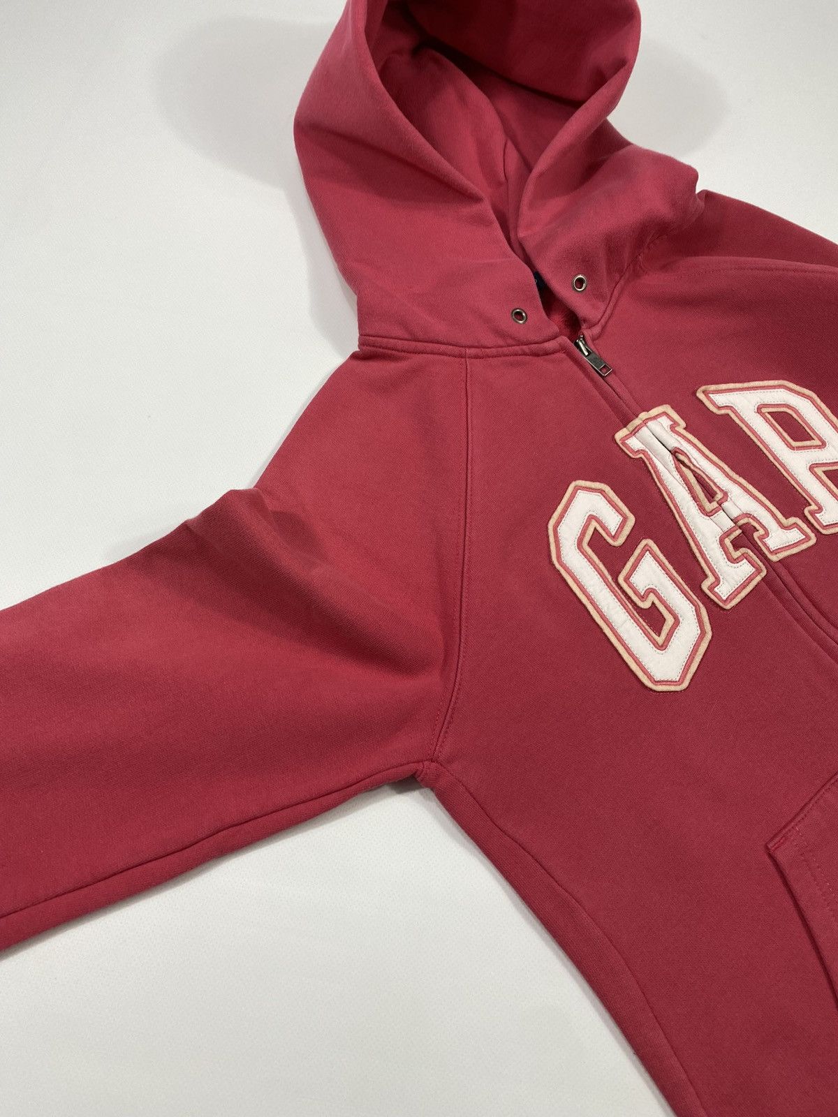Gap Y2K Gap Zip Pink Hoodie Size L / US 10 / IT 46 - 10 Thumbnail