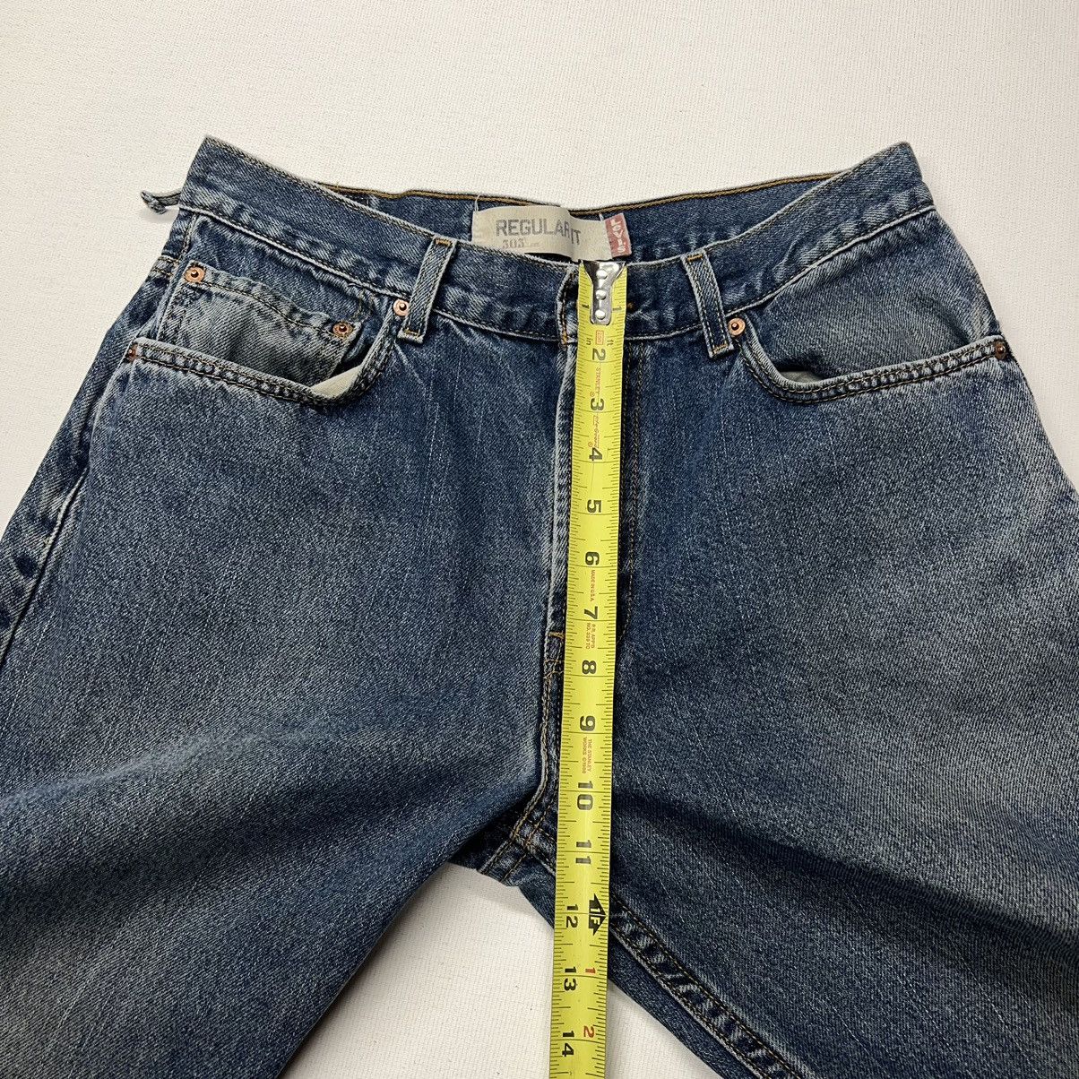 Levi's × Vintage Levis 505 Jeans Blue Straight Regular Fit Distressed Y2K Size US 34 / EU 50 - 23 Thumbnail