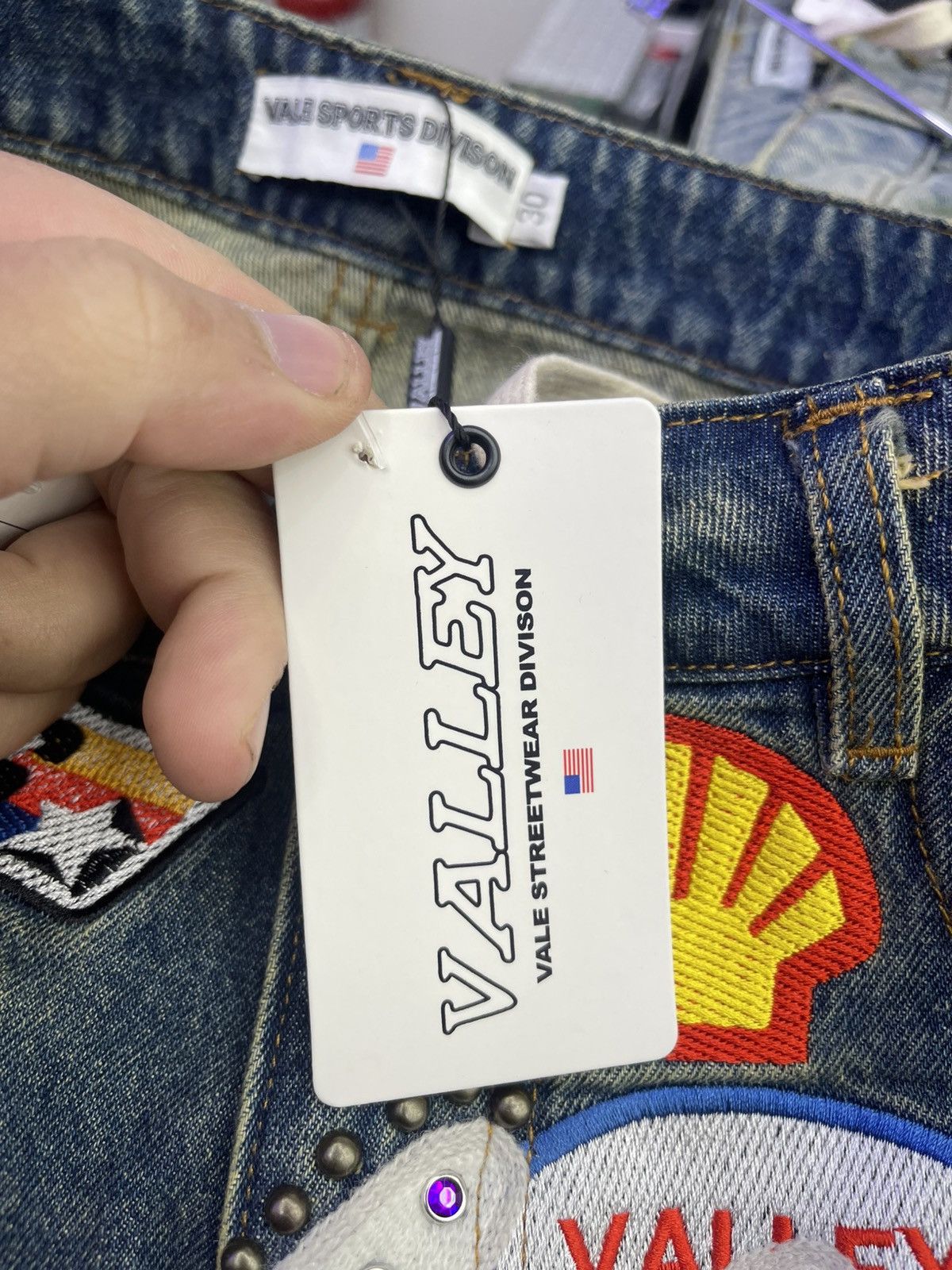 Vale Vale 1980 denim short blue Size US 30 / EU 46 - 5 Thumbnail