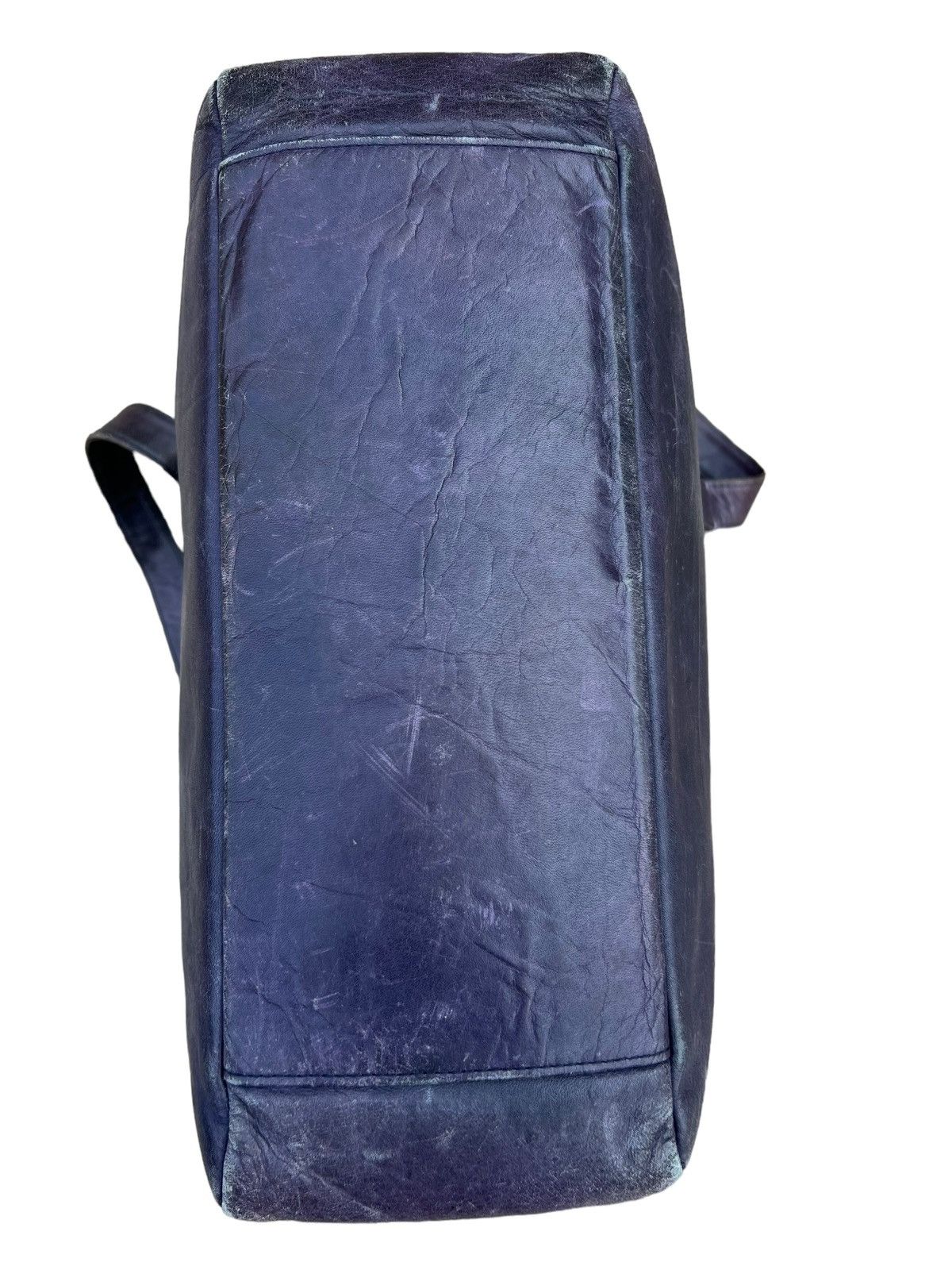 Attachment Attachment X United Arrows Distress Patina Leather Tote Bag Size ONE SIZE - 12 Thumbnail