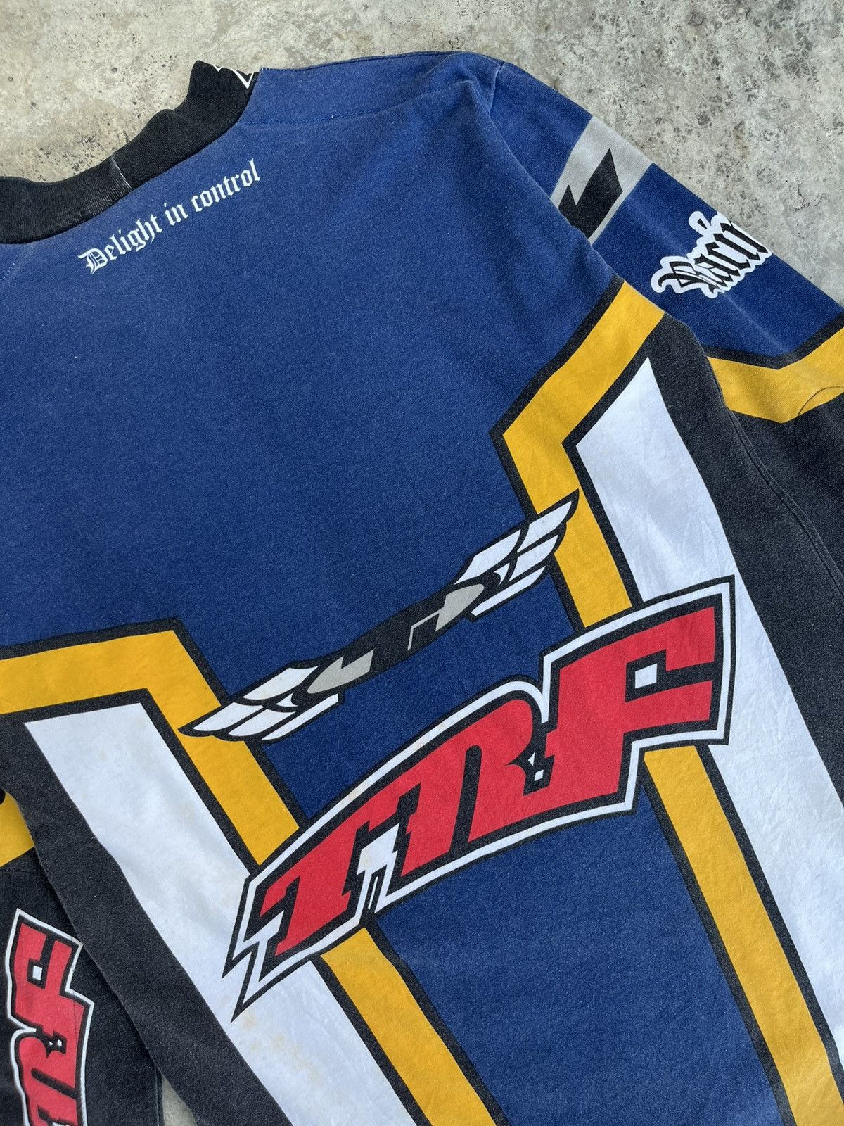Vintage Vintage 90s Rs Taichi TRF Racing Force Jersey Motocross Mx Size US L / EU 52-54 / 3 - 9 Thumbnail