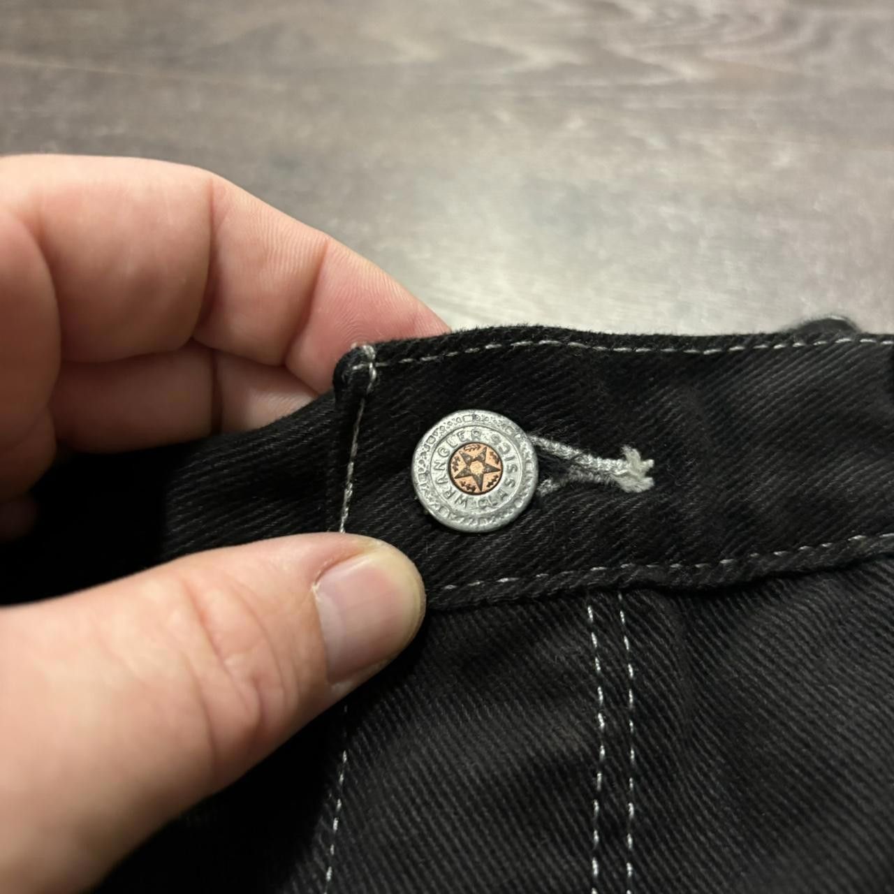 Wrangler Vintage Wrangler Black Off Stitch Jeans Made in USA 36x31 Size US 36 / EU 52 - 7 Thumbnail