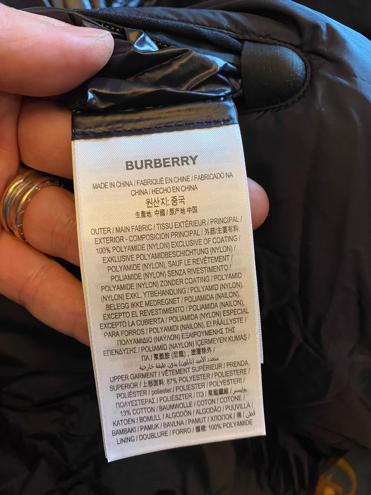 Burberry Burberry Ultra Light W/P Down Puffer Jacket Size S Size US S / EU 44-46 / 1 - 6 Thumbnail