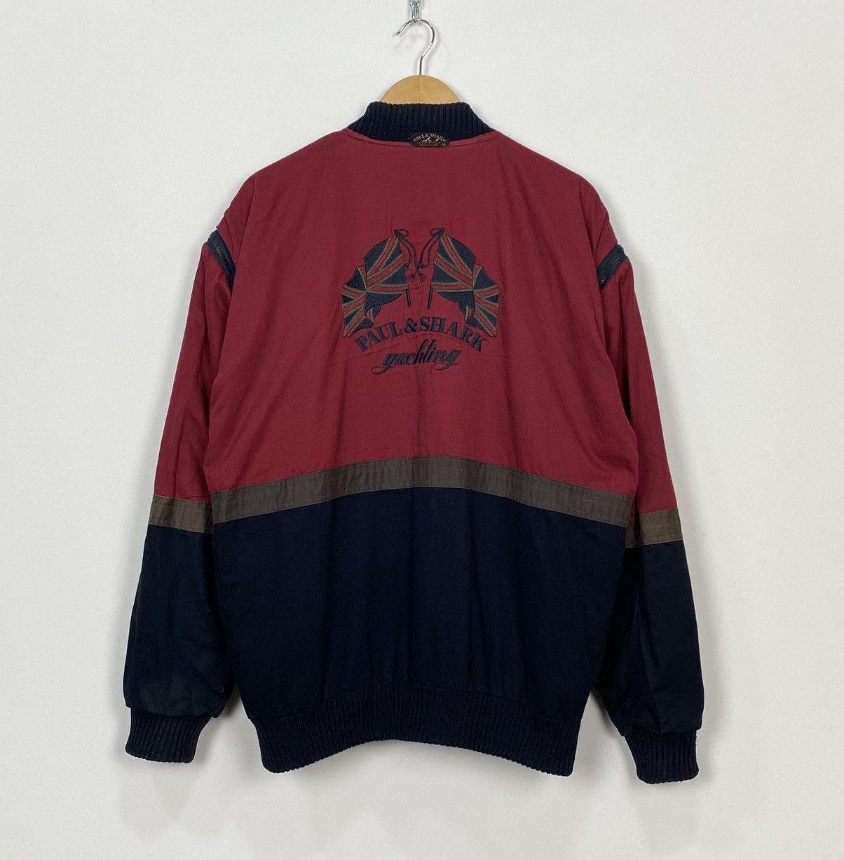 Paul & Shark Vintage Paul & Shark Reversible 3 in 1 Jacket Wool Full Zip Size US XL / EU 56 / 4 - 10 Thumbnail