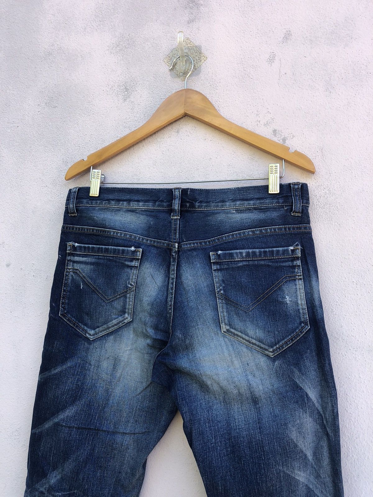 Japanese Brand Japanese Brand Halb Multiy Pocket Jeans Size US 33 - 6 Thumbnail