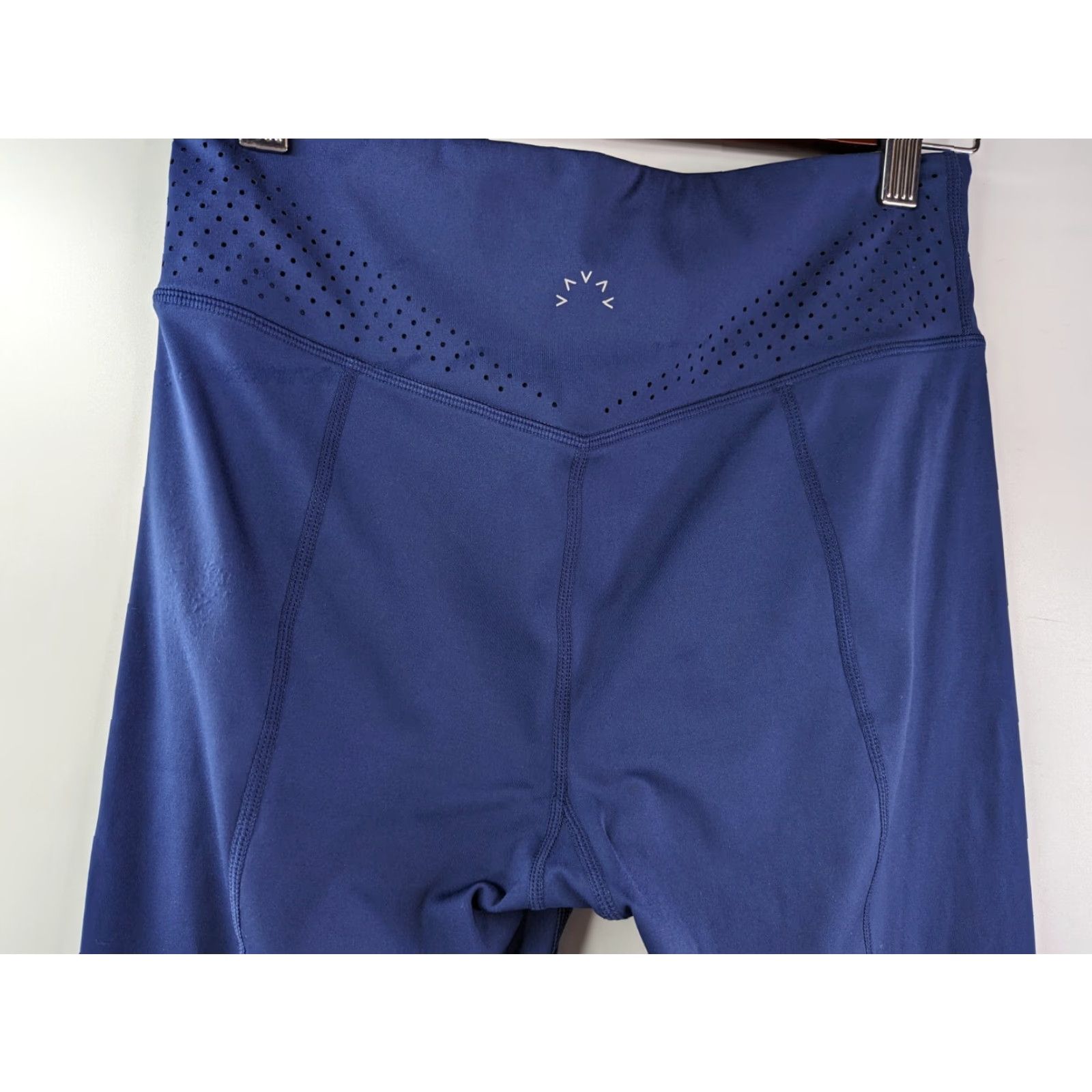 Varley Varley Leggings Womens XS Blue Perforated Breathable Skinny Activewear Jogging Yoga Run Cycling Training Dance Gym Athletic Athleisure Size 26" / US 2 / IT 38 - 5 Thumbnail