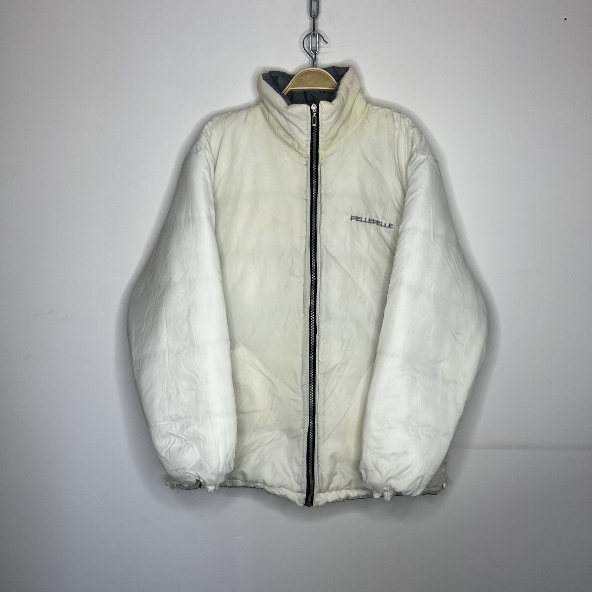 Pelle Pelle × Vintage Vintage 90s Pelle Pellle Puffer Reversible Jacket Grey Y2K Size US XL / EU 56 / 4 - 11 Thumbnail
