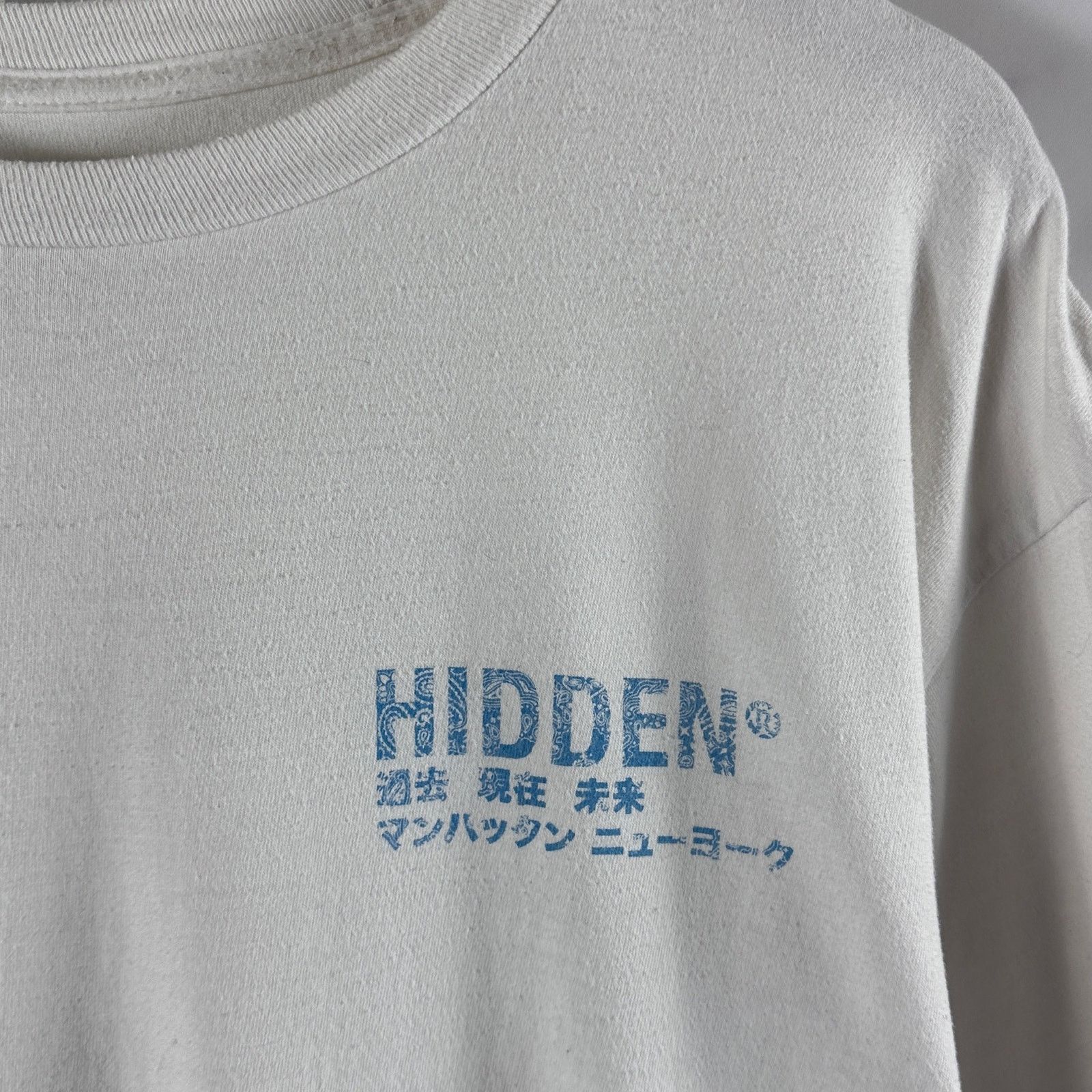 HIDDEN Hidden NY White/Blue Paisley Tee Size US XL / EU 56 / 4 - 4 Thumbnail