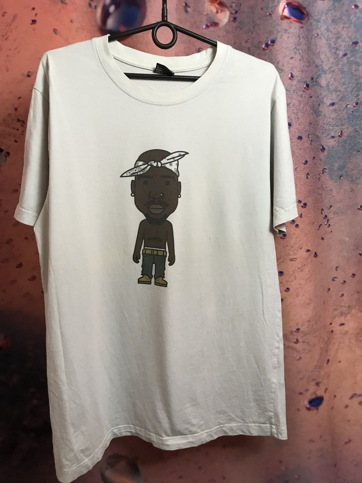 Rap Tees Tupac 2pac Rap streetwear white tee Size US L / EU 52-54 / 3 - 2 Thumbnail