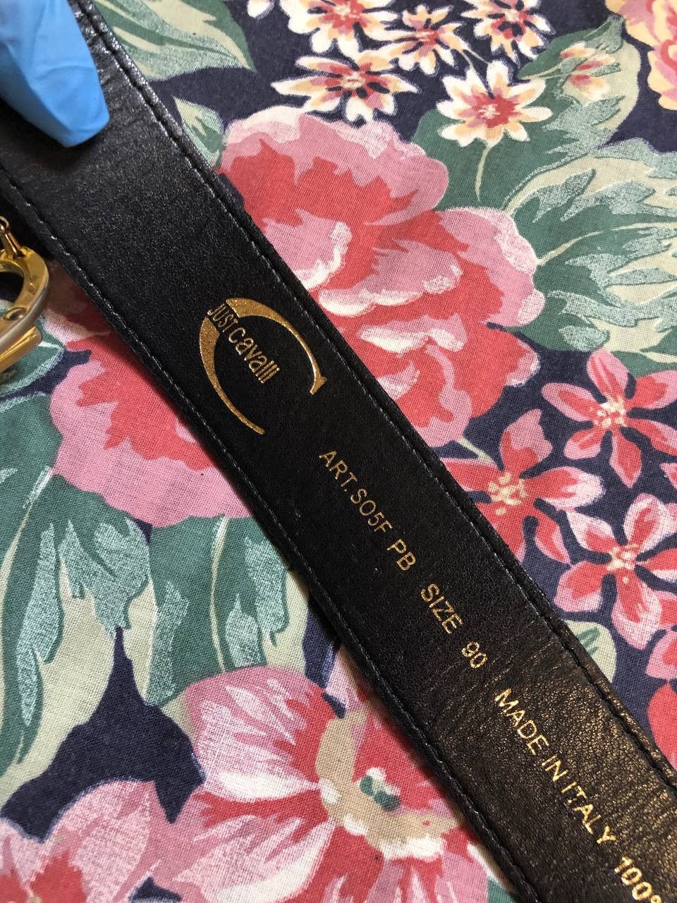 Just Cavalli Just Cavalli Leather suede Logo Belt . Size ONE SIZE - 2 Thumbnail