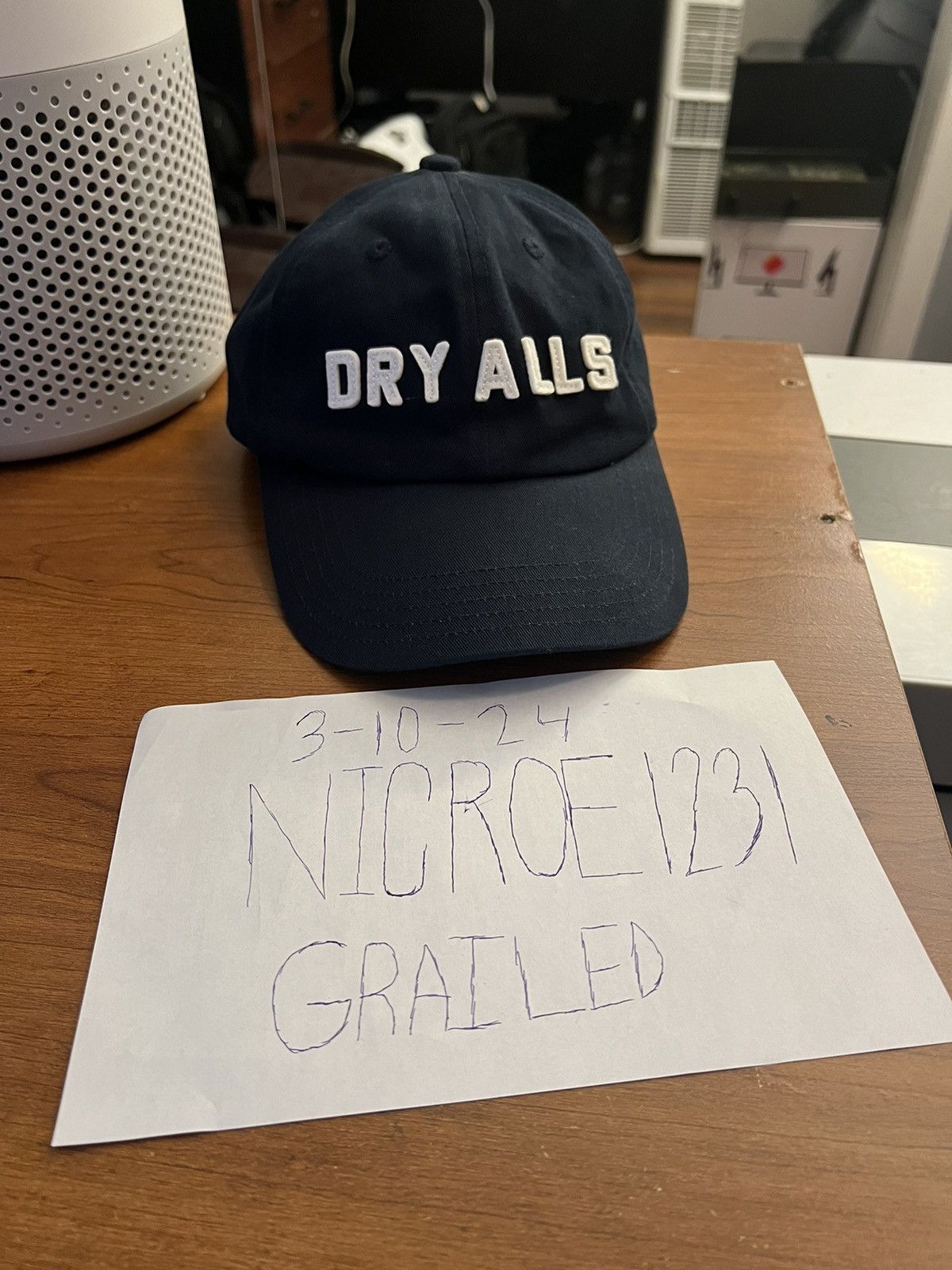 image of Human Made Dry Alls Hat in Blue, Men's