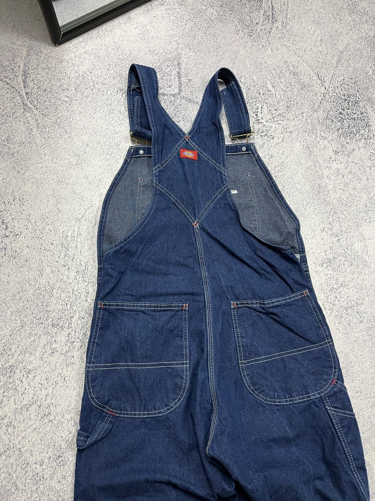 Dickies × Vintage Vintage Dickies Overall Carpenter Denim Jumpsuit Skate Rare Size US 32 / EU 48 - 12 Thumbnail