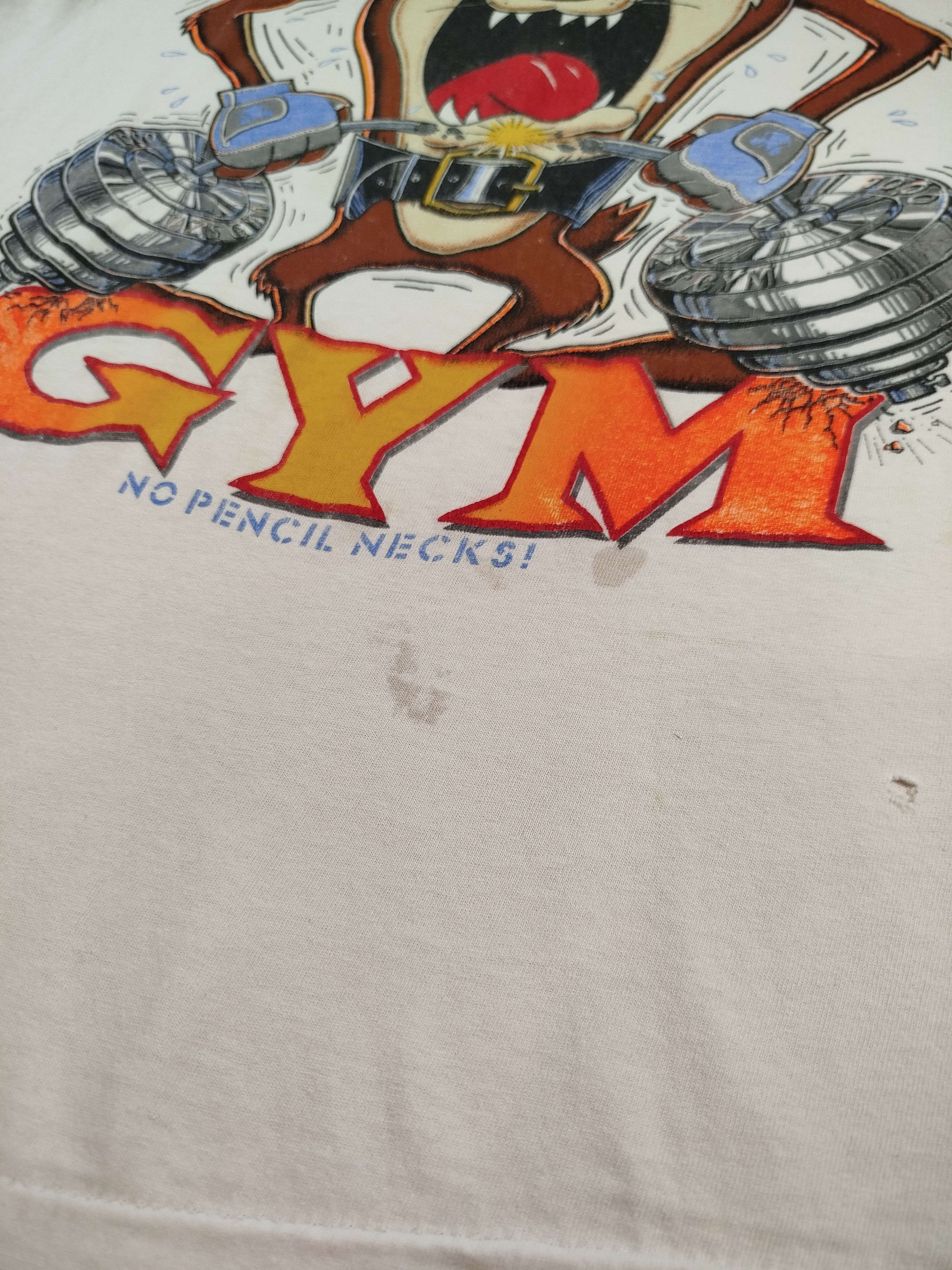 Vintage × Warner Bros Taz gym 1980 xl thrashed Looney tunes bugs bunny Size US XL / EU 56 / 4 - 3 Thumbnail