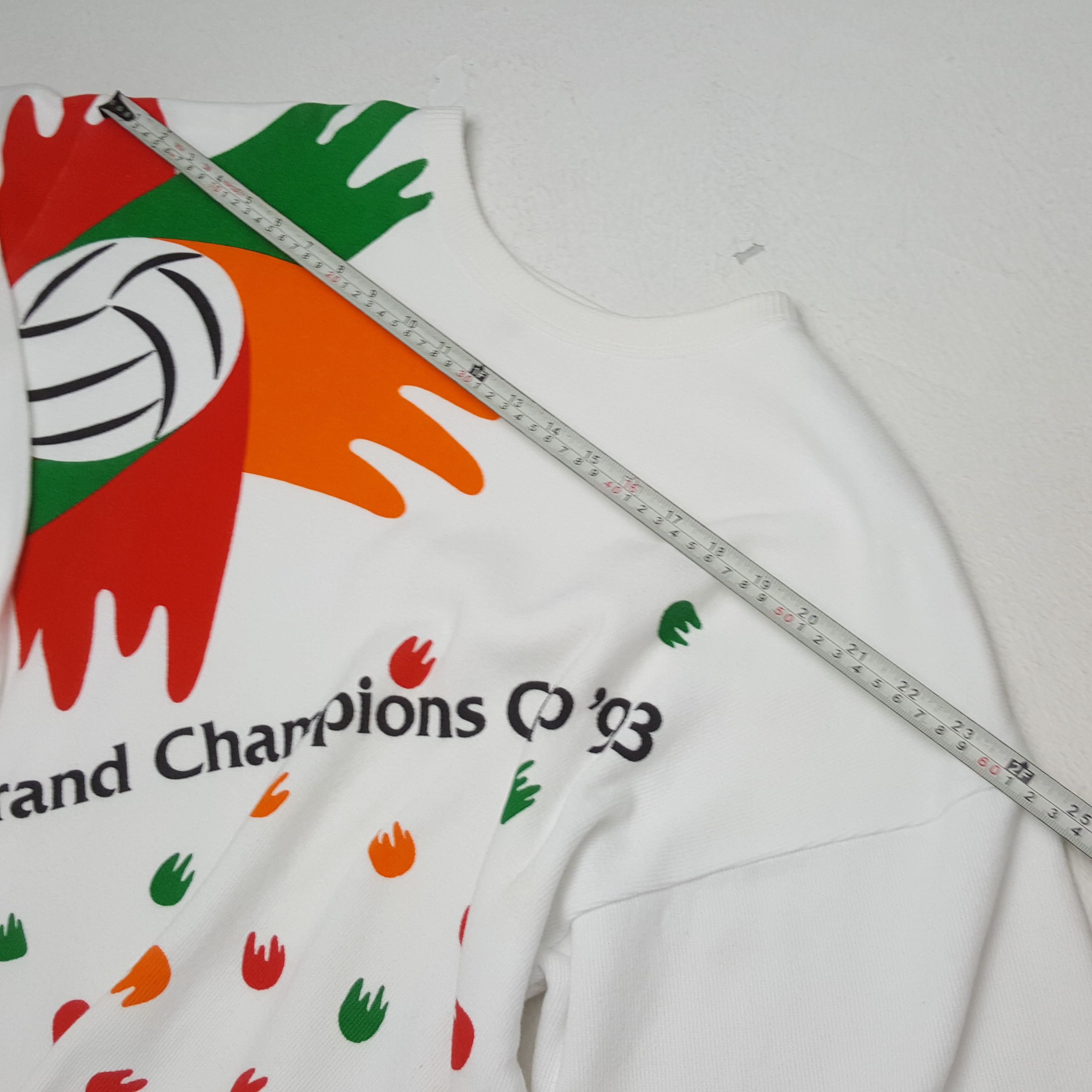 Japanese Brand × Vintage WORLD GRAND CHAMPIOS CUP 1993 Streetwear Sweatshirt Size US L / EU 52-54 / 3 - 4 Thumbnail