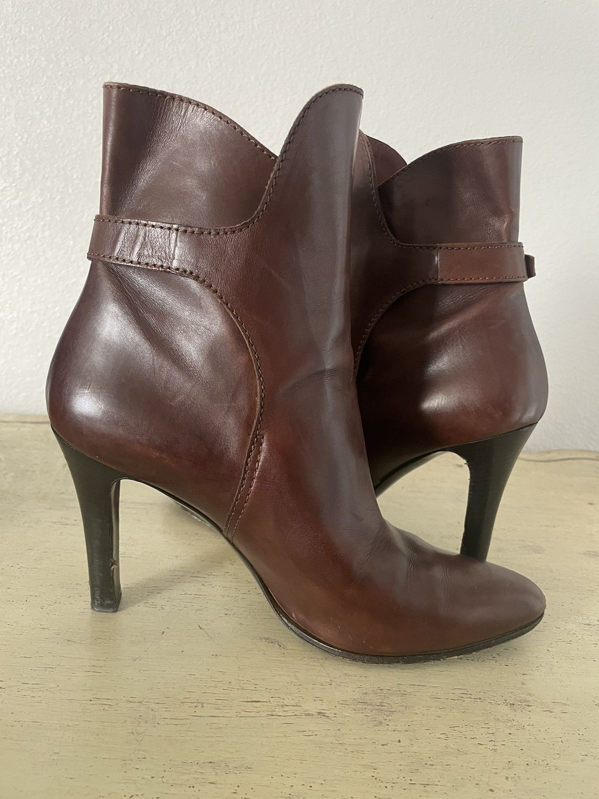 Ralph Lauren Purple Label Ankle Wrap Bootie Size US 9 / IT 39 - 5 Thumbnail