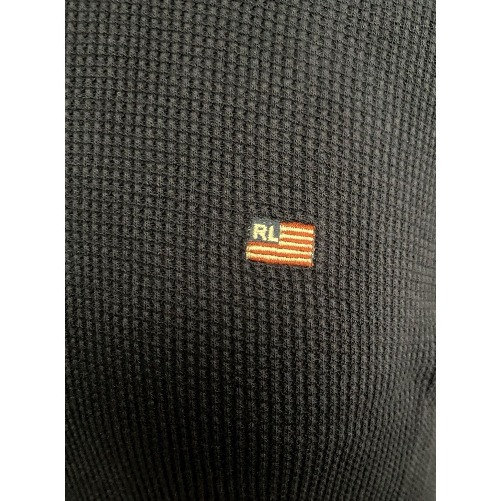 Polo Ralph Lauren VINTAGE 90s Polo Jeans Company Long Sleeve Thermal Shirt Men Large Blue Cotton Knit Embroidered Logo Crew Neck Size US L / EU 52-54 / 3 - 7 Thumbnail