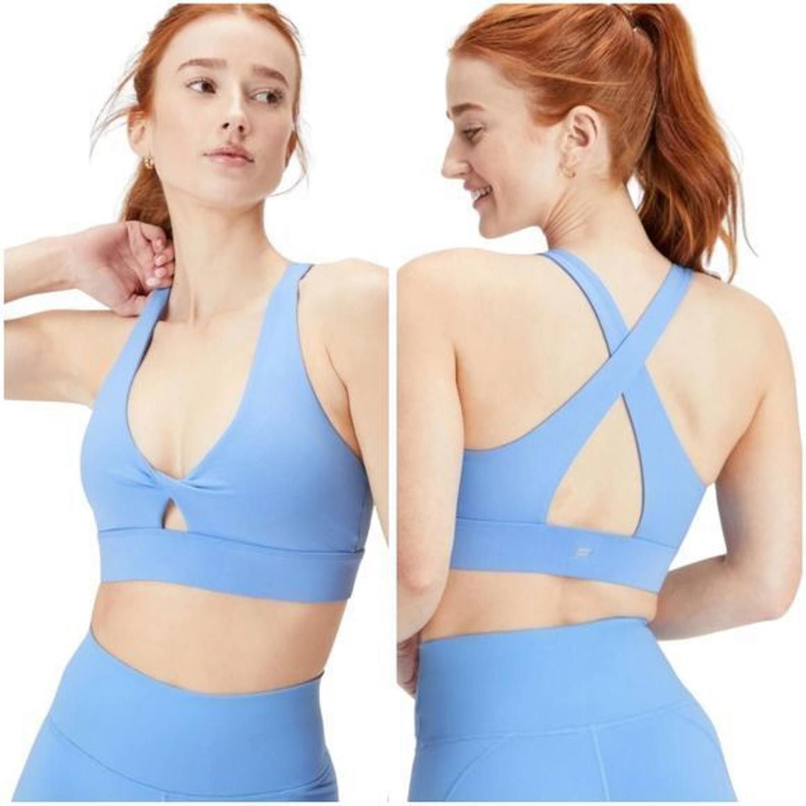 Fabletics Fabletics Oasis Twist Medium Impact Sports Bra S Size ONE SIZE - 1 Thumbnail