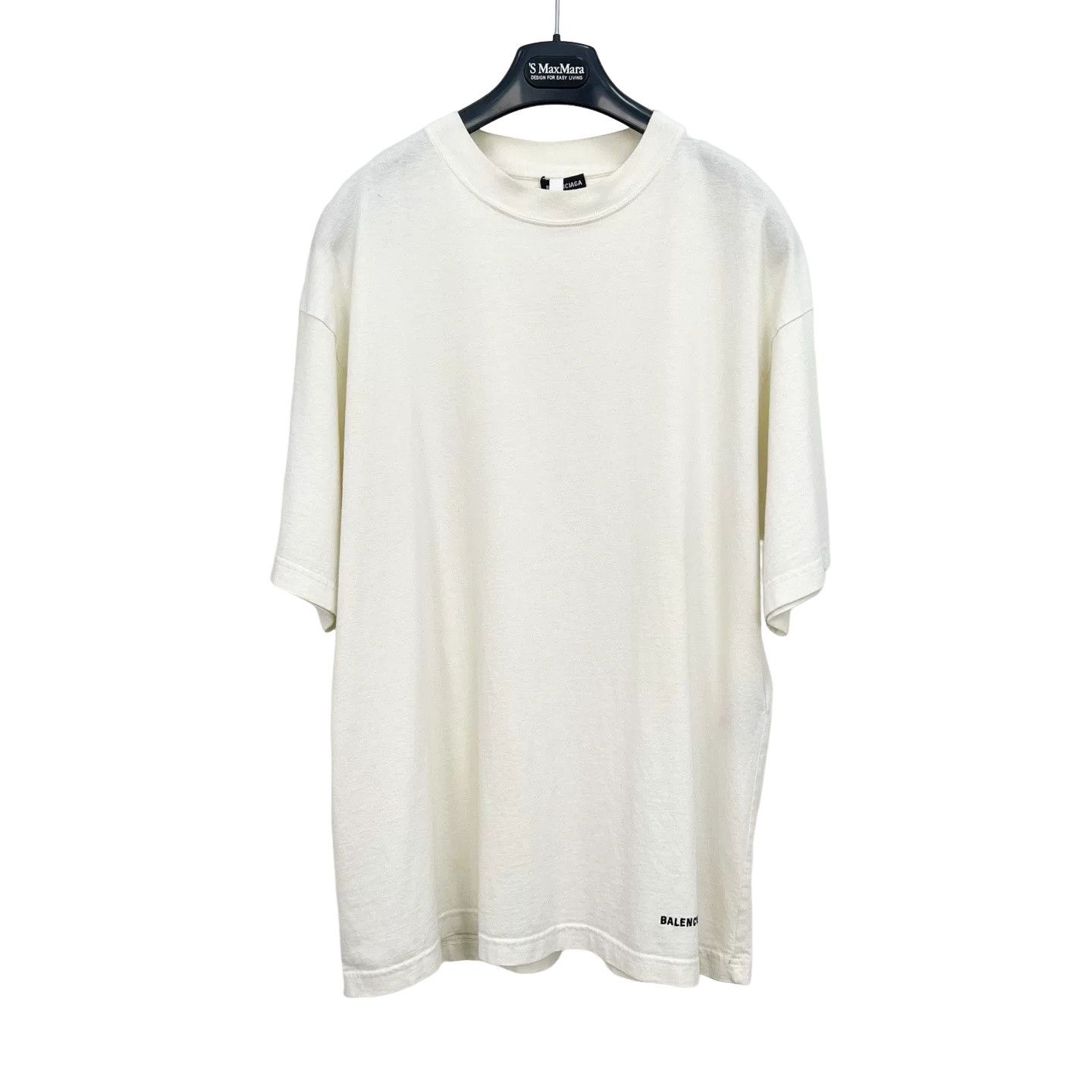 Balenciaga Balenciaga Embroidered Hem Logo T-Shirt Size XS Size US XS / EU 42 / 0 - 1 Thumbnail