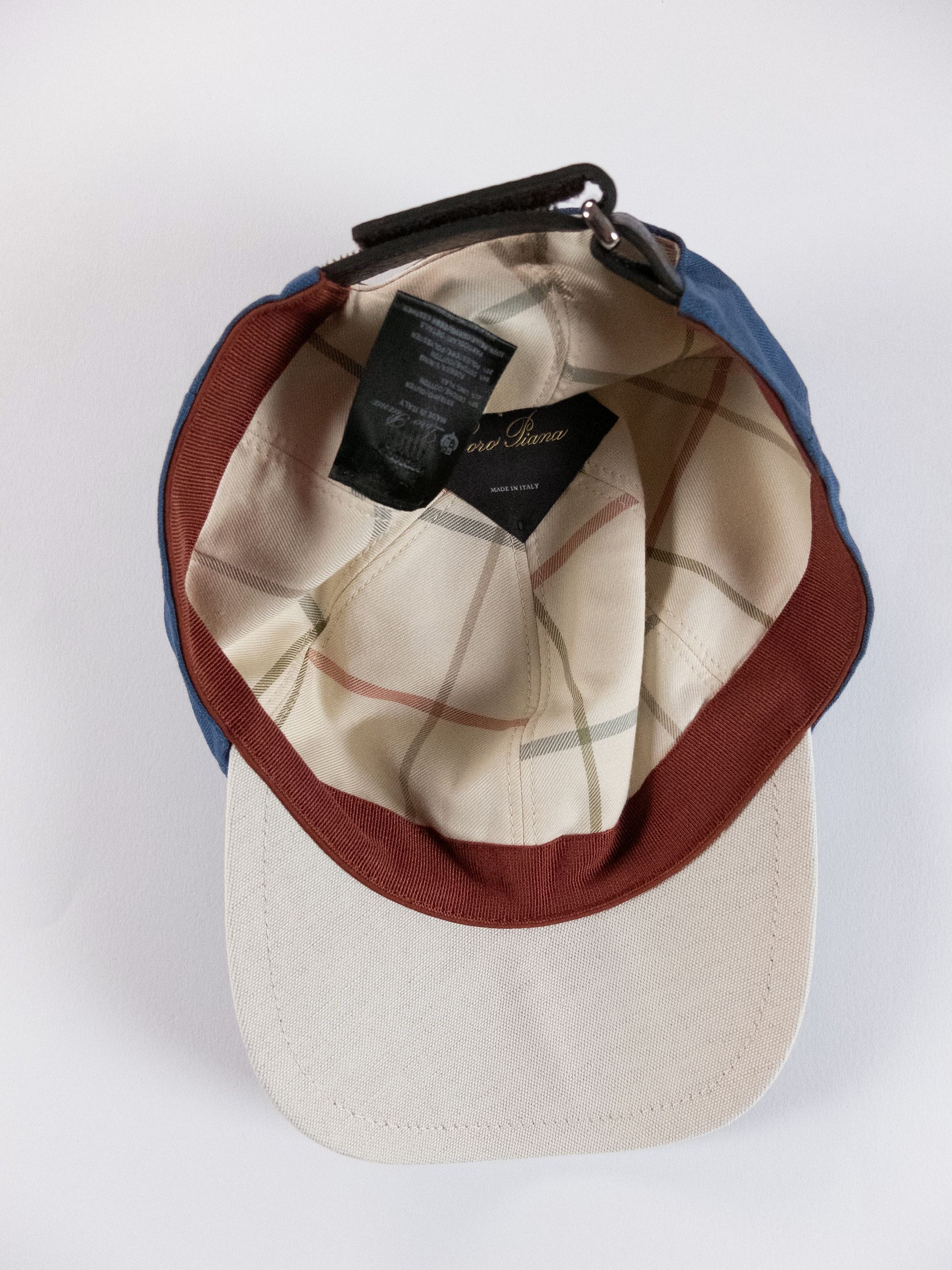 Loro Piana LORO PIANA x Hyun Bin blue cotton linen baseball cap Size ONE SIZE - 6 Thumbnail