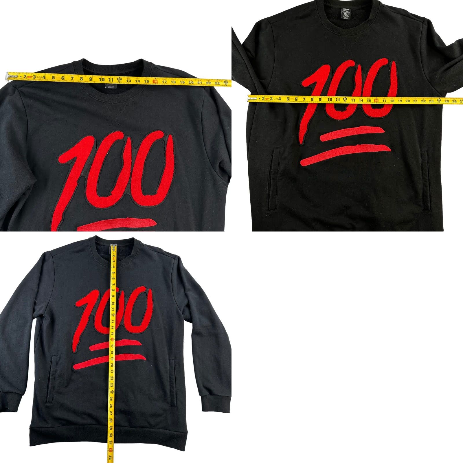 Vintage Fly Supply Sweatshirt Crewneck Pullover 3XL Black Pockets Cotton Polyester Mens Size US XXL / EU 58 / 5 - 8 Thumbnail