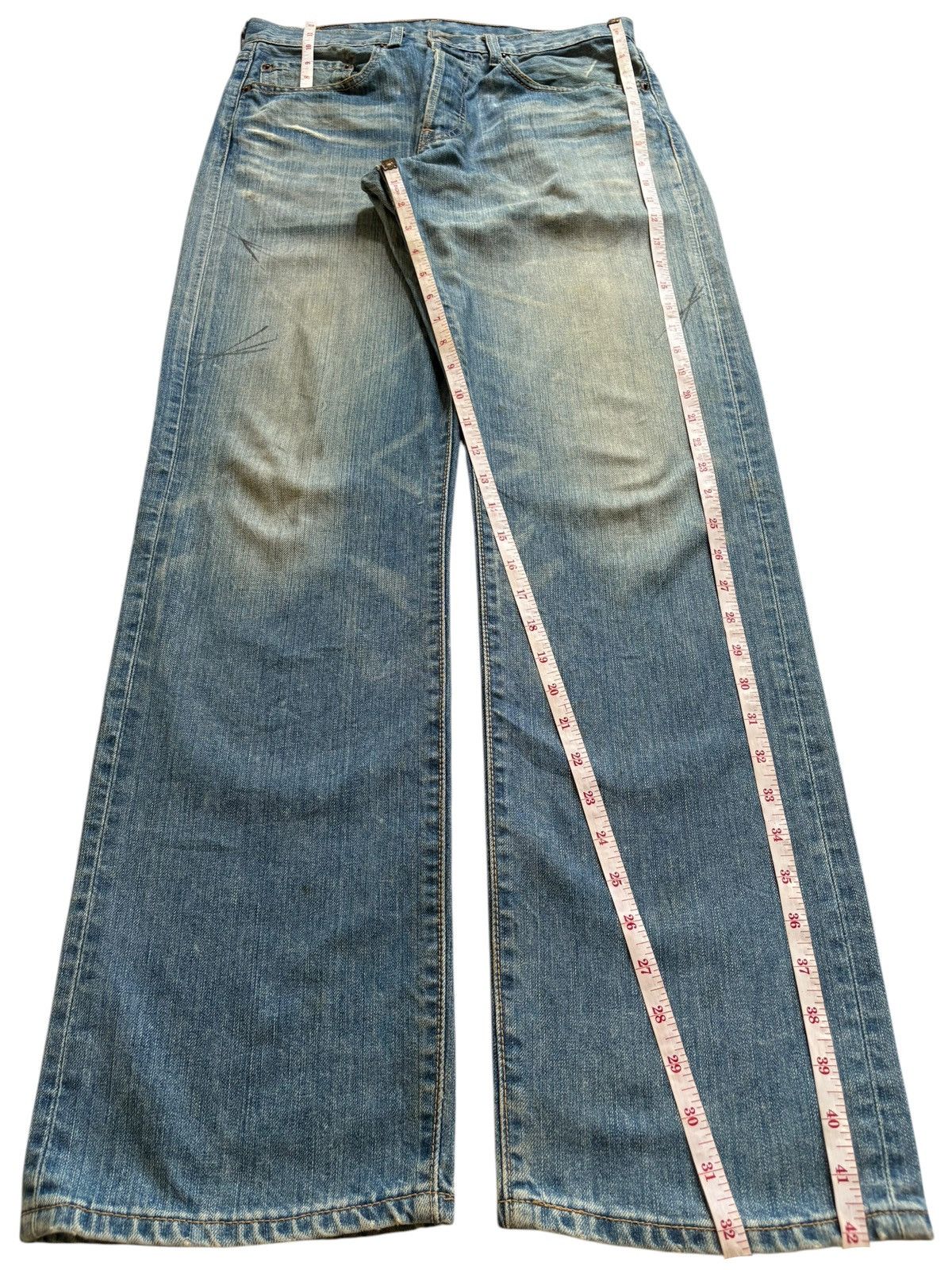 Levi's Vintage 90s Levis 501 Mud Wash Loose Baggy Jeans Size US 32 / EU 48 - 12 Thumbnail