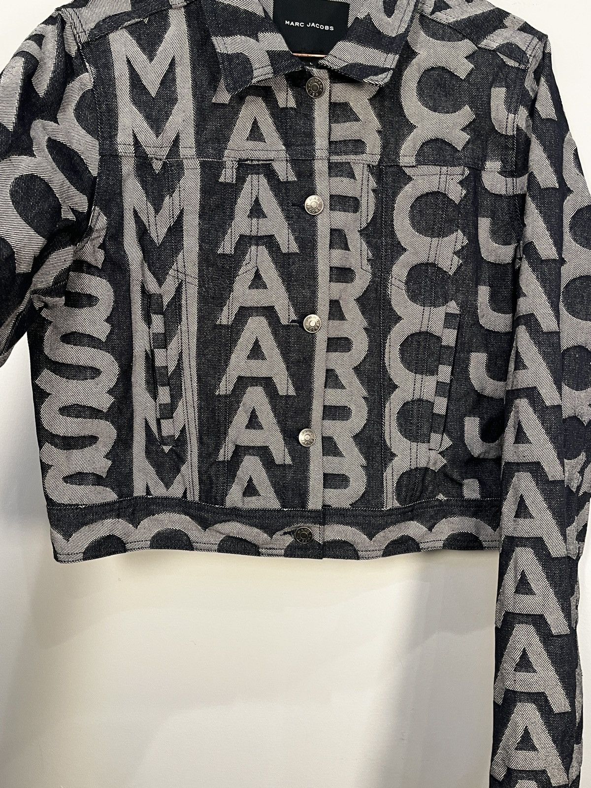 Marc Jacobs Marc Jacobs Raw Denim Monogram Jacket (unisex) Size US L / EU 52-54 / 3 - 15 Thumbnail