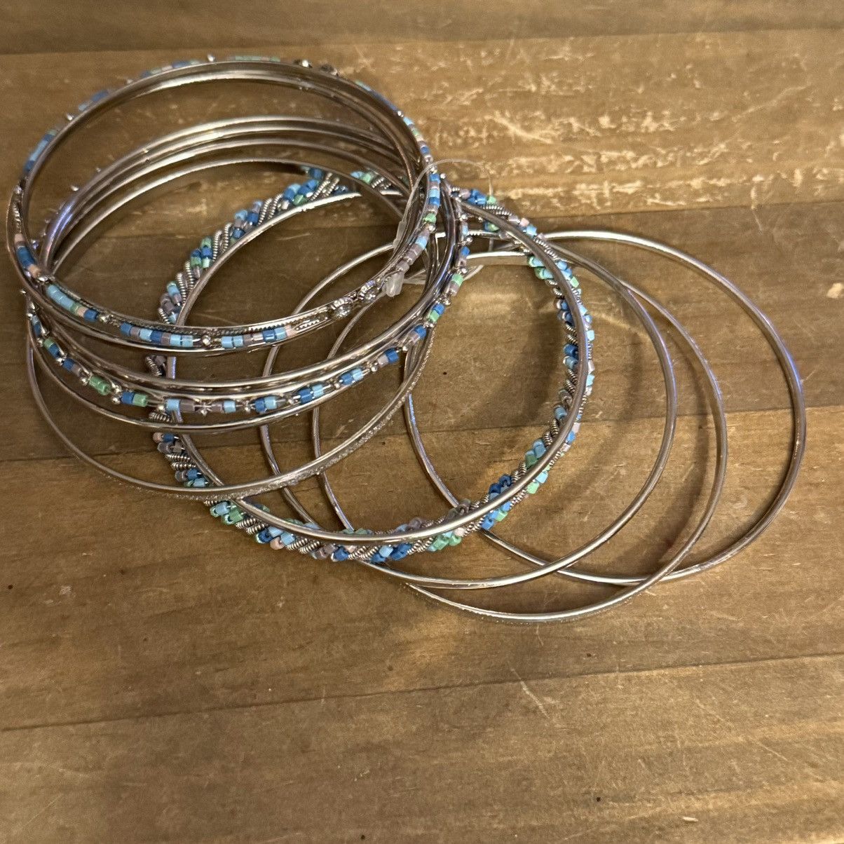 Other Silver tone bangle bracelet set Size ONE SIZE - 3 Thumbnail