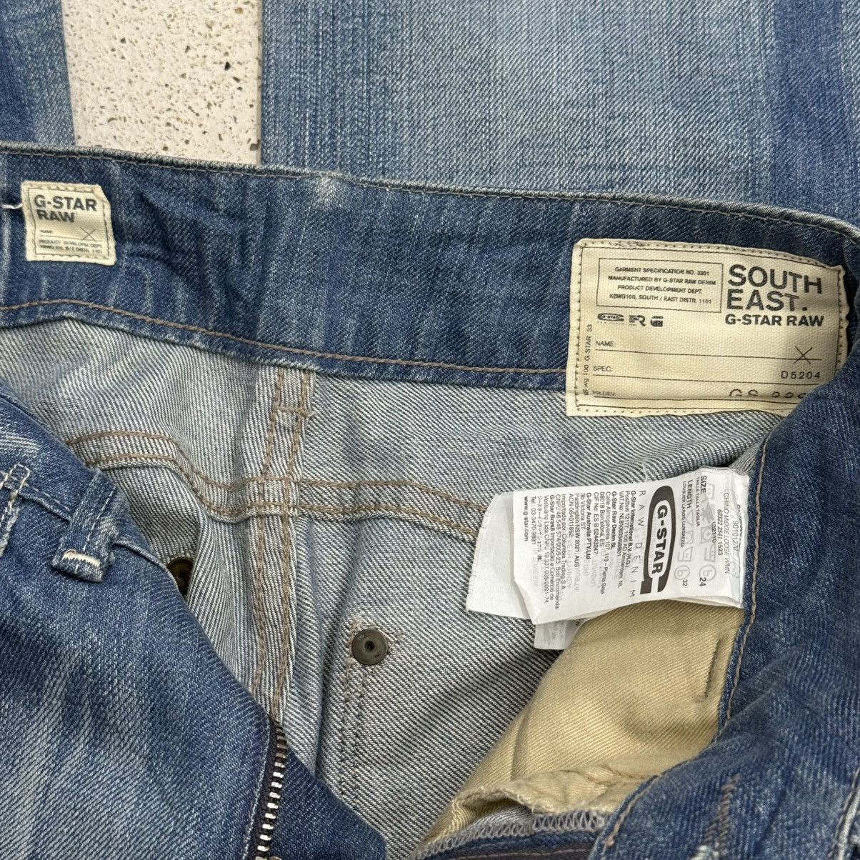 G-Star G-Star Raw Two Tone Defect Look Denim Pants Size 24" / US 00 / IT 34 - 18 Thumbnail