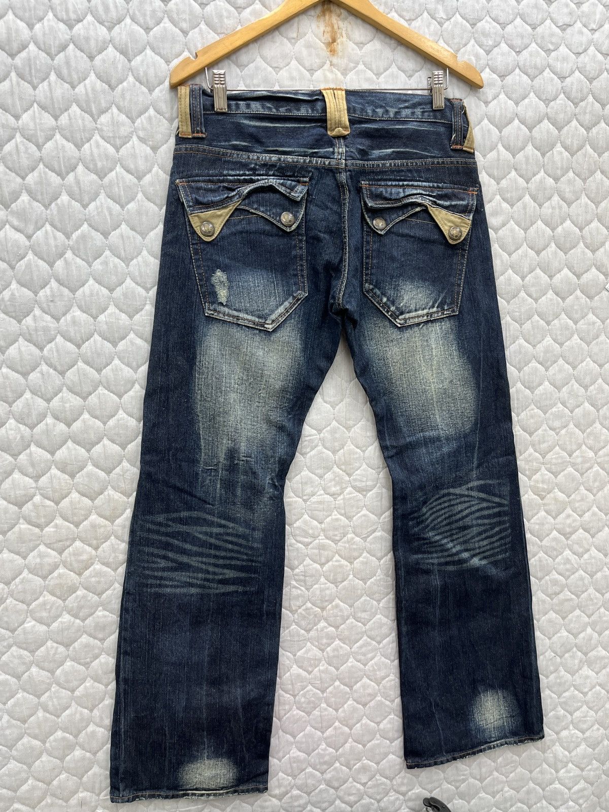 Japanese Brand 🔥🔥🔥ARCHIVE ROOT THREE HYPE DENIM Size 32" / US 10 / IT 46 - 10 Thumbnail