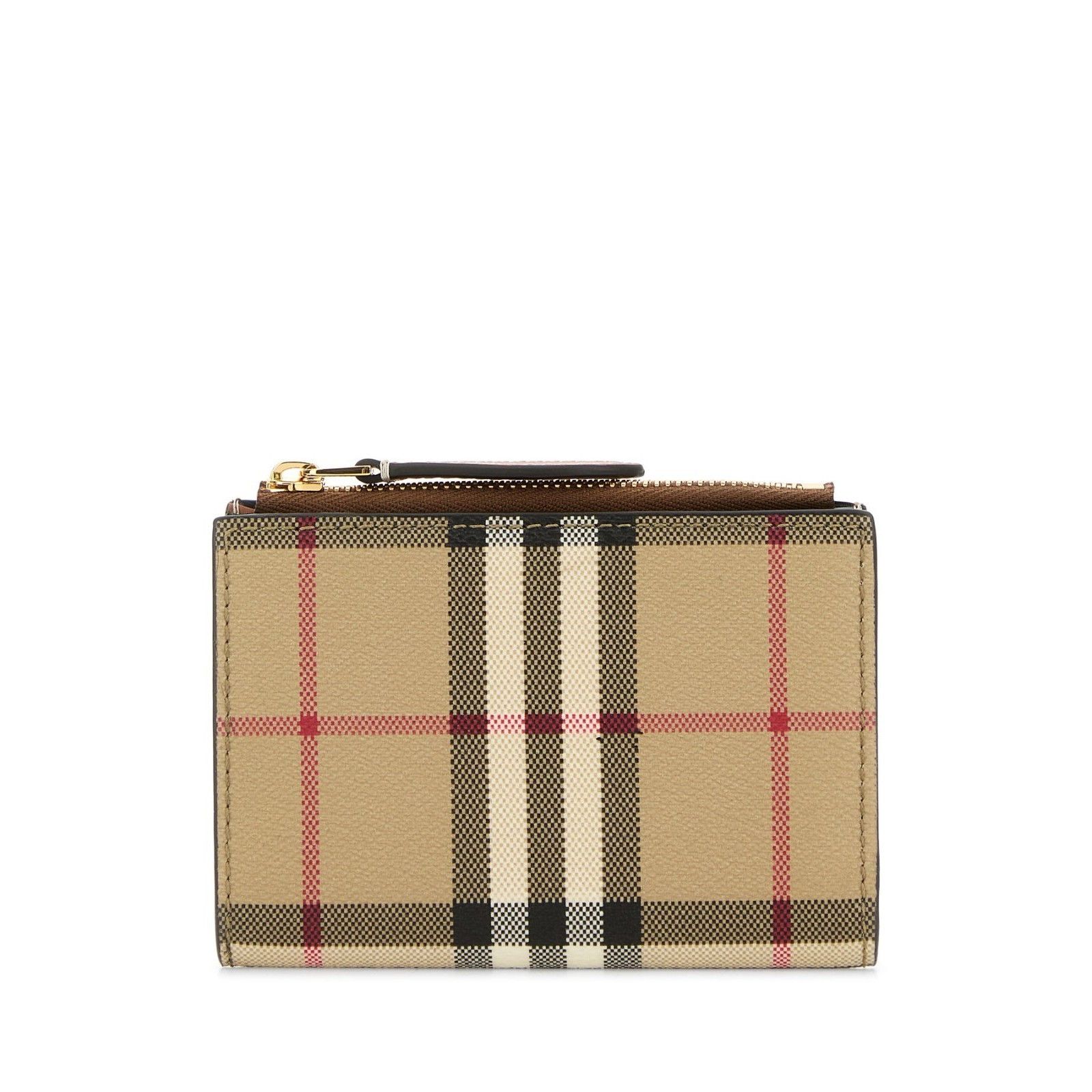 Burberry BURBERRY Printed Canvas Wallet Beige New & Authentic Size ONE SIZE - 1 Thumbnail