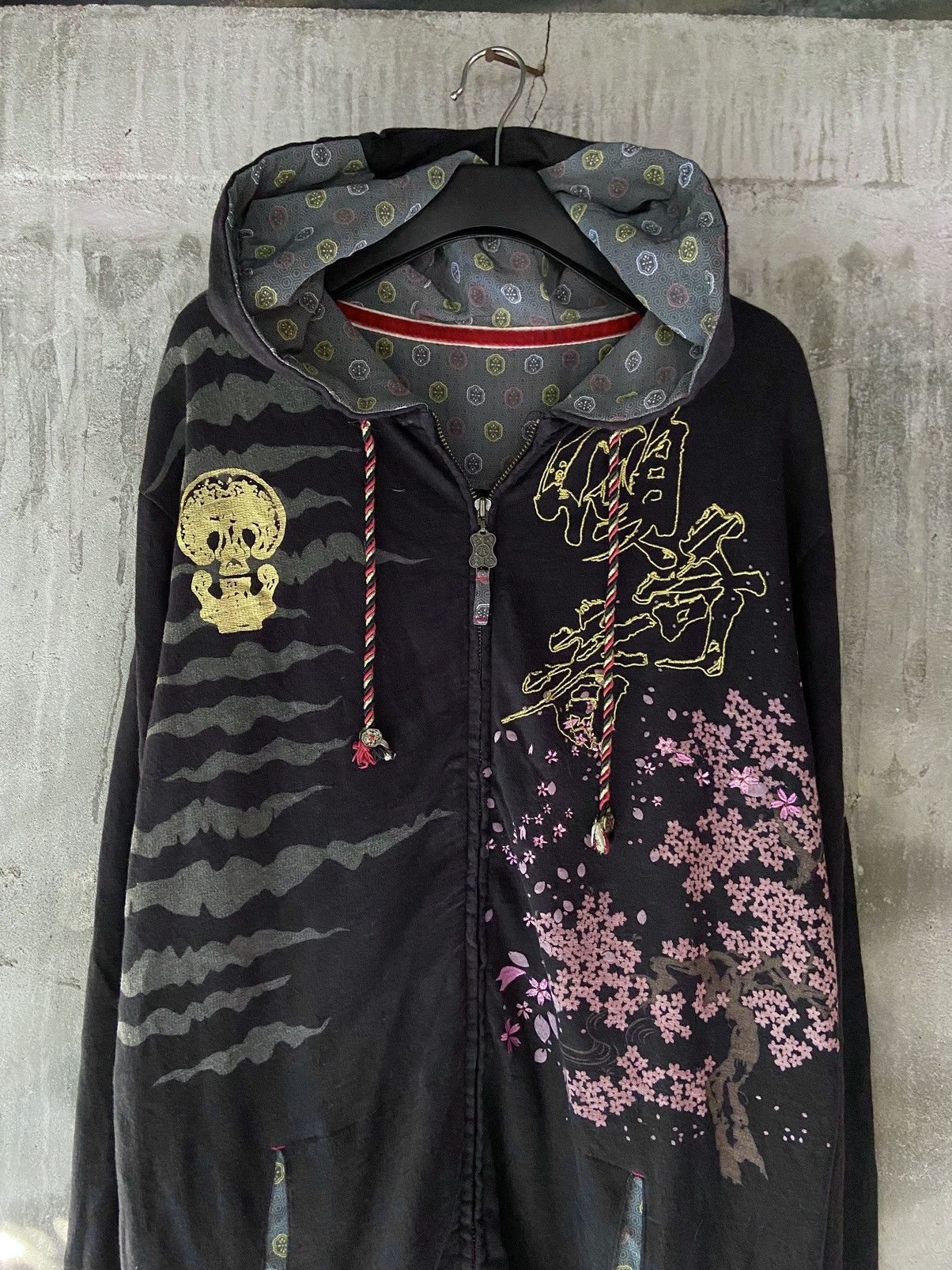 Isamu Katayama Backlash JAPANESE HORSE ART ZIP HOODIE Size US XXL / EU 58 / 5 - 3 Thumbnail