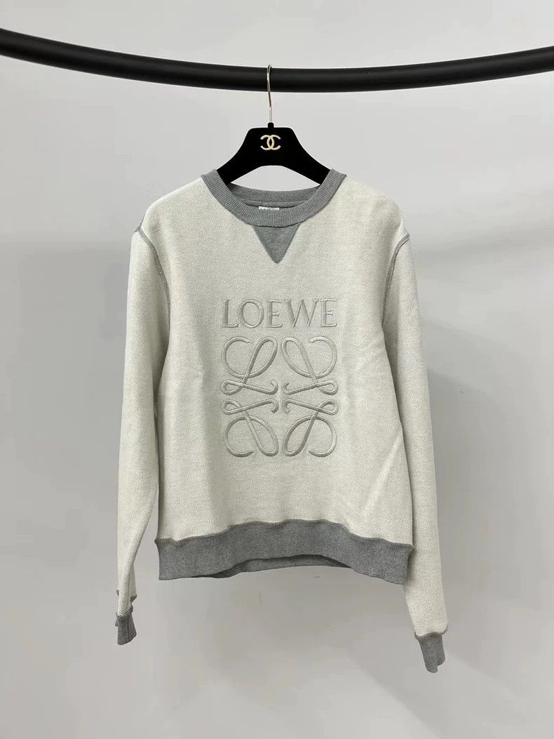 Loewe LOEWE Grey big logo hoodie Size XS / US 0-2 / IT 36-38 - 1 Thumbnail