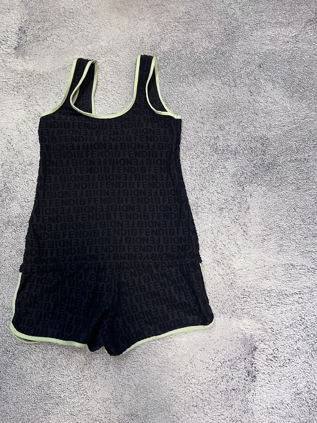 Fendi Fendi Women’s Monogram Romper Bodysuit Black Size 38 IT Size 26" / US 2 / IT 38 - 24 Thumbnail