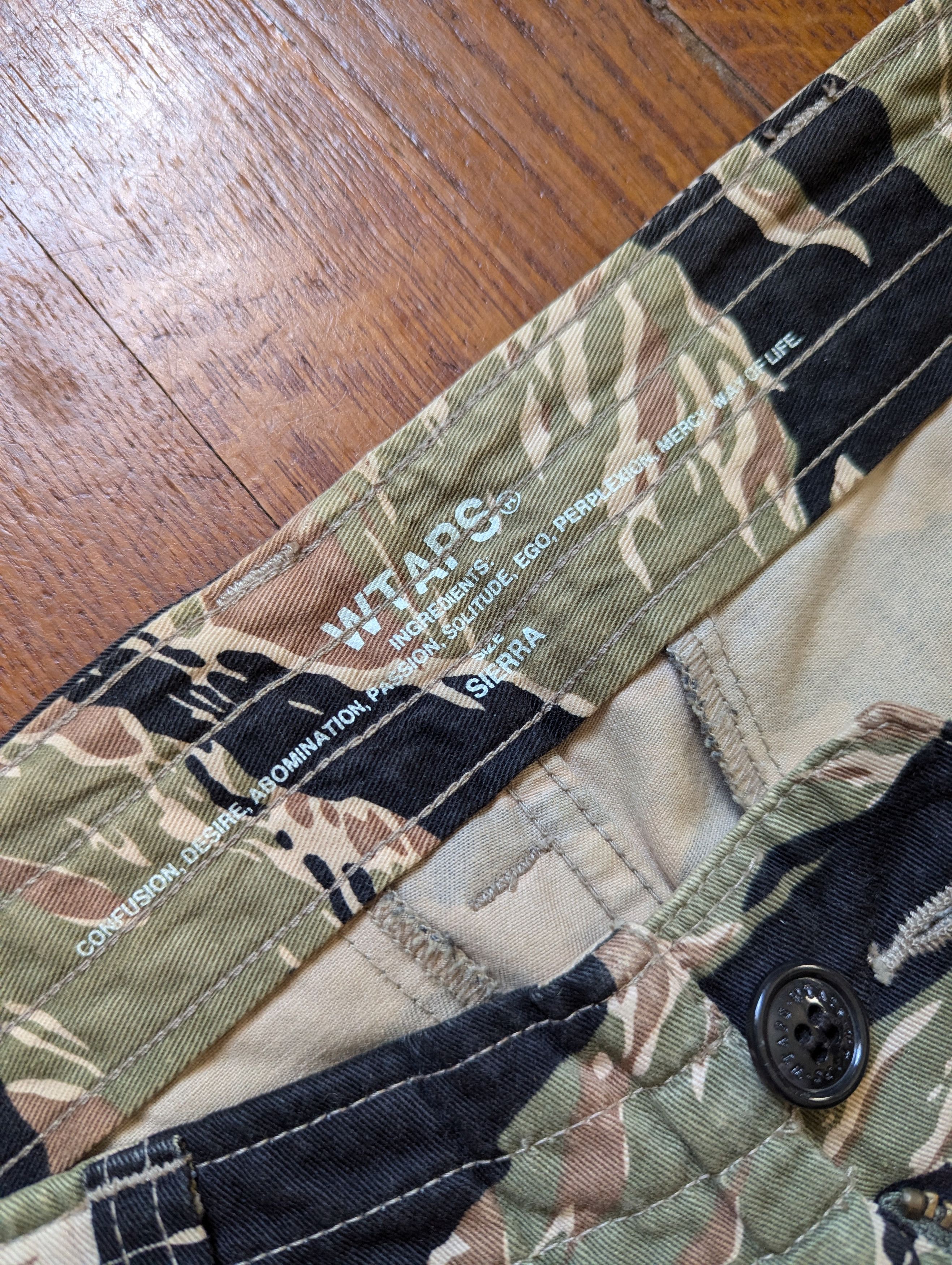 Wtaps Wtaps Jungle Chopped Cargo Shorts Size US 33 - 11 Thumbnail