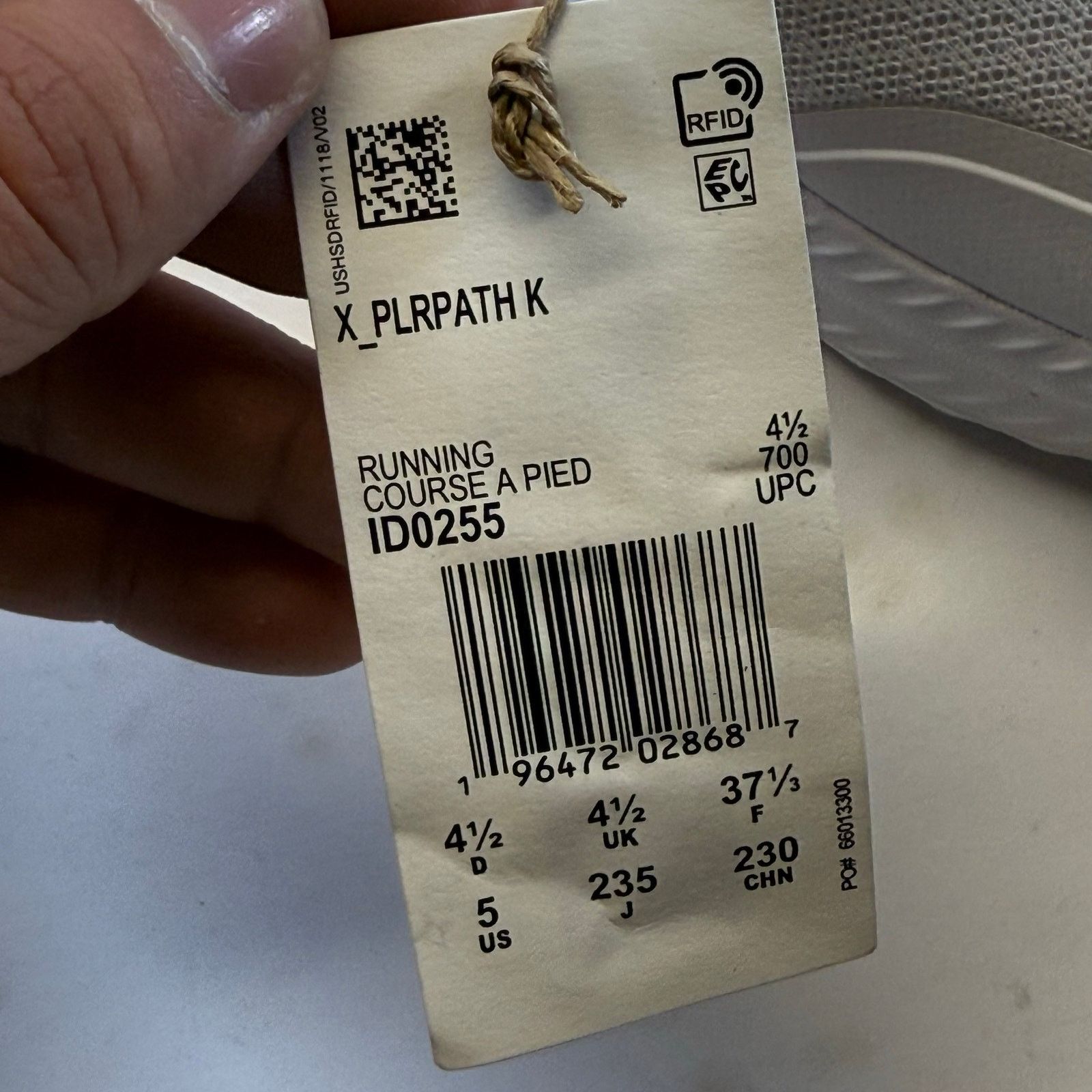 Adidas Adidas X_PLRPATH K White/White ID0255 Size 5 Youth Size US 5 / IT 35 - 6 Thumbnail
