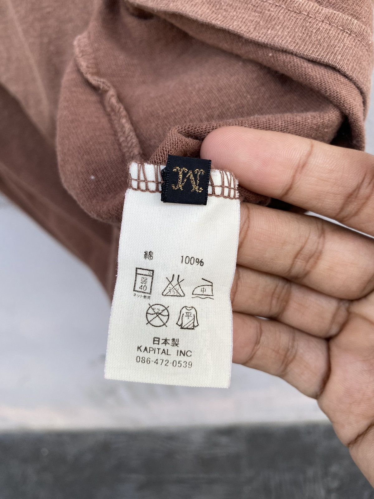 Kapital Kapital Navajo Motive Hand Painted Pocket Tshirt Size US M / EU 48-50 / 2 - 13 Thumbnail