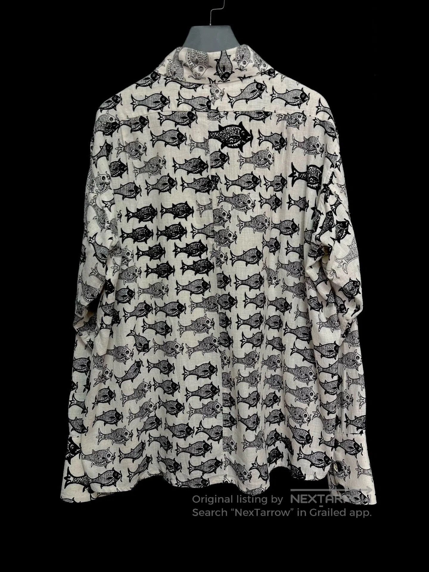 John Alexander Skelton limited edition fish pattern shirt. Size US M / EU 48-50 / 2 - 2 Thumbnail