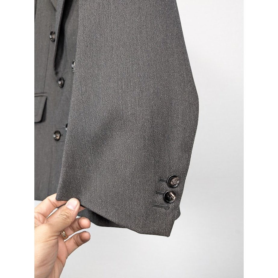 Bottega Veneta o1rshd1 Technical Wool Jacket in Brown/Grey/Black Size US L / EU 52-54 / 3 - 6 Thumbnail