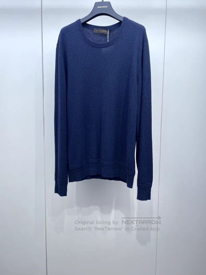Louis Vuitton Navy cashmere sweater