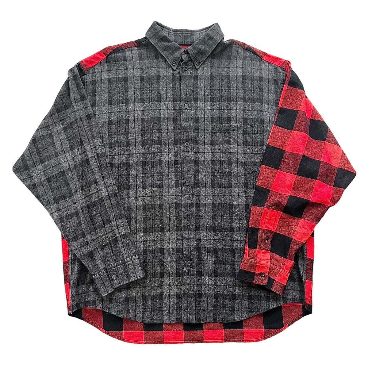 Balenciaga BALENCIAGA 2021SS ×DEMNA OVERSIZED PATCH WORK SHIRT Size US M / EU 48-50 / 2 - 1 Thumbnail
