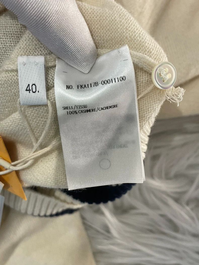 Thom Browne Thom Browne White American goat hair high collar sweater Size S / US 4 / IT 40 - 5 Thumbnail