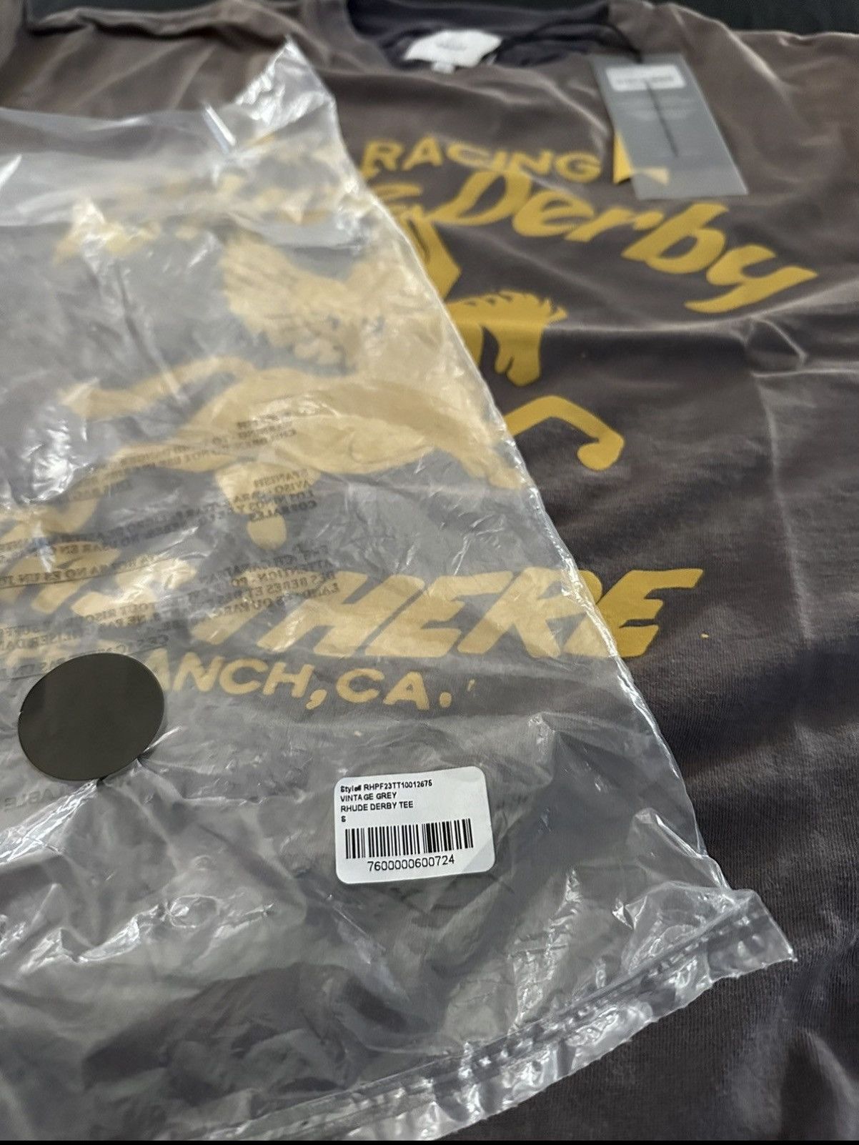 Rhude Rhude Derby Racing Tee Size US S / EU 44-46 / 1 - 6 Thumbnail