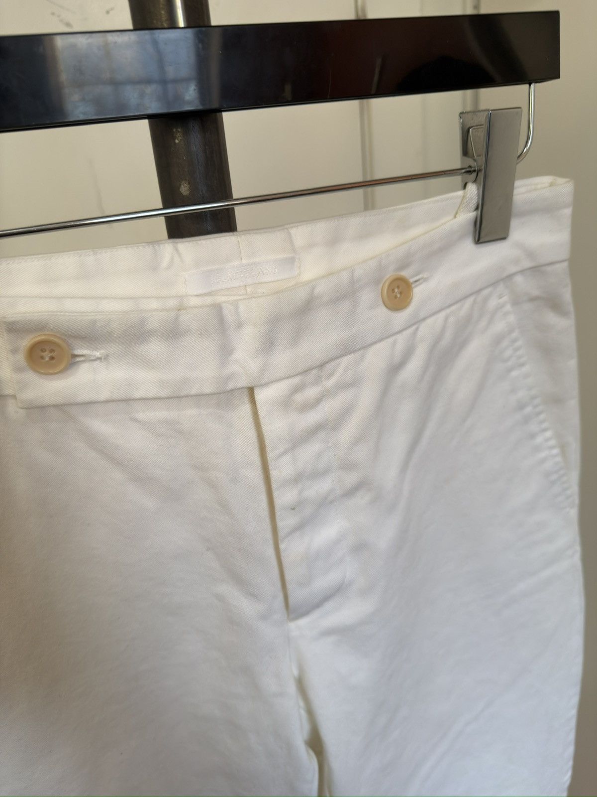 Helmut Lang SS05 White Sailor Pants Size 30" / US 8 / IT 44 - 4 Thumbnail