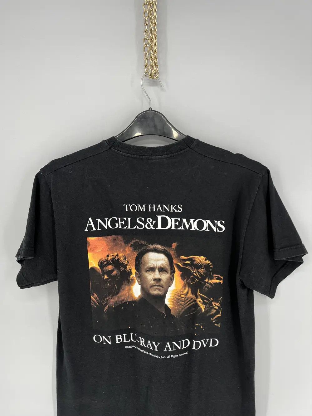 Vintage Vintage Angels And Demons Movie Graphic Tee Tom Hanks Rare Size US M / EU 48-50 / 2 - 7 Thumbnail