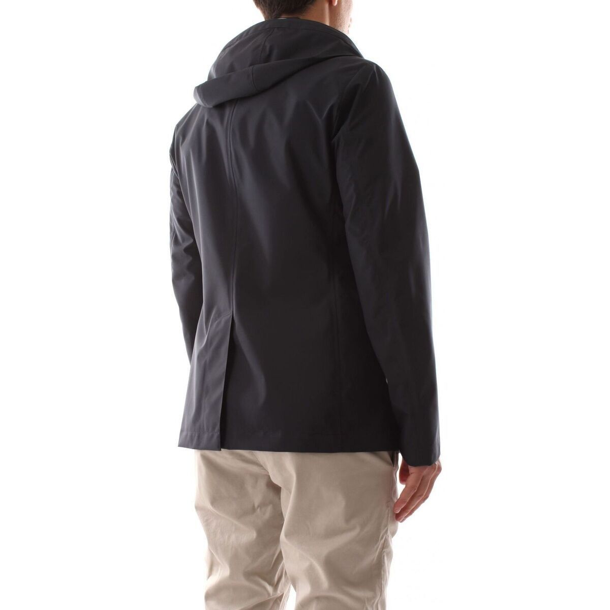 Montecore MONTECORE Italy dark blue hooded nylon jacket XL Size US XL / EU 56 / 4 - 4 Thumbnail