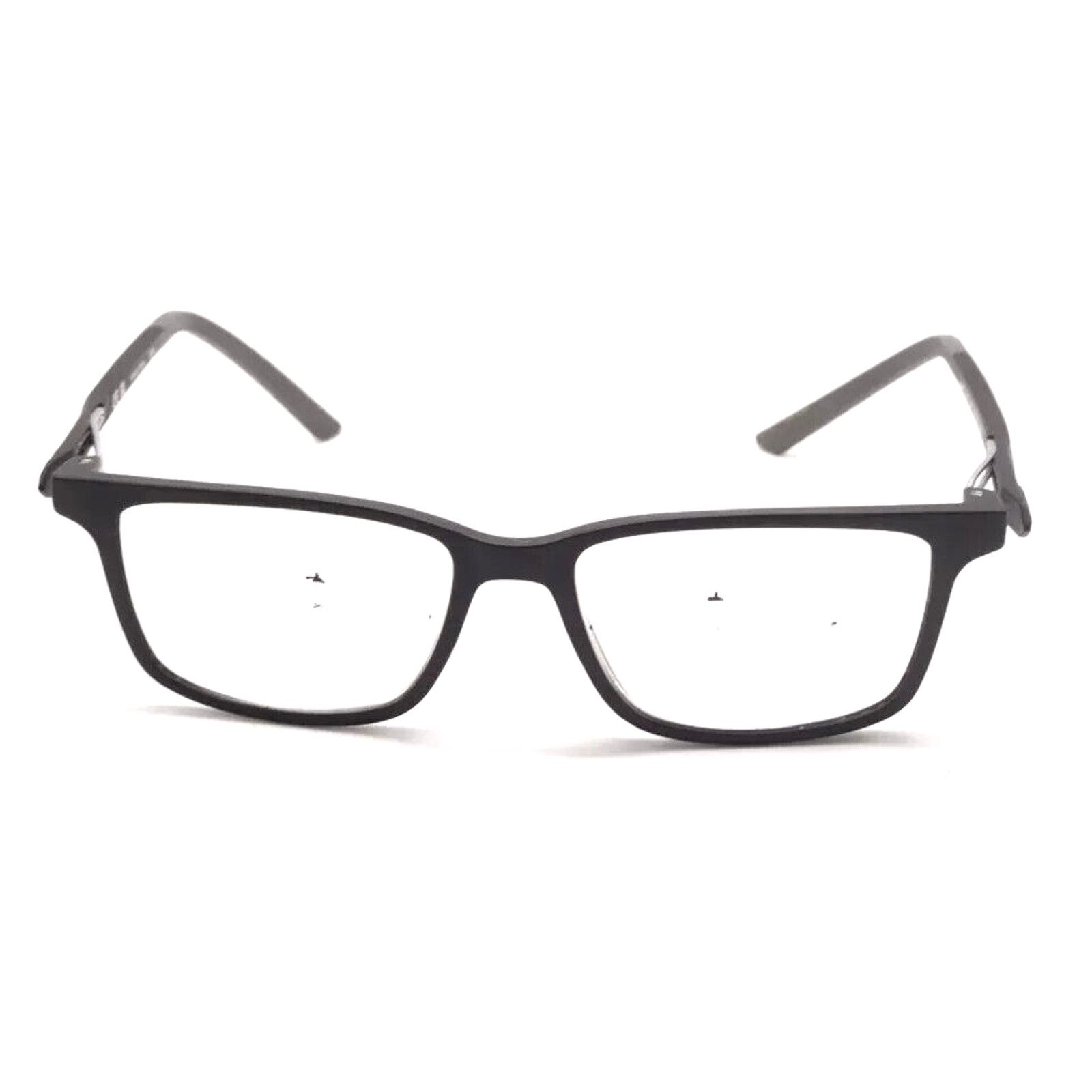 Nike NIKE 7145 001 MATTE BLACK GREY EYEGLASSES FRAMES 53-18 Size ONE SIZE - 1 Thumbnail